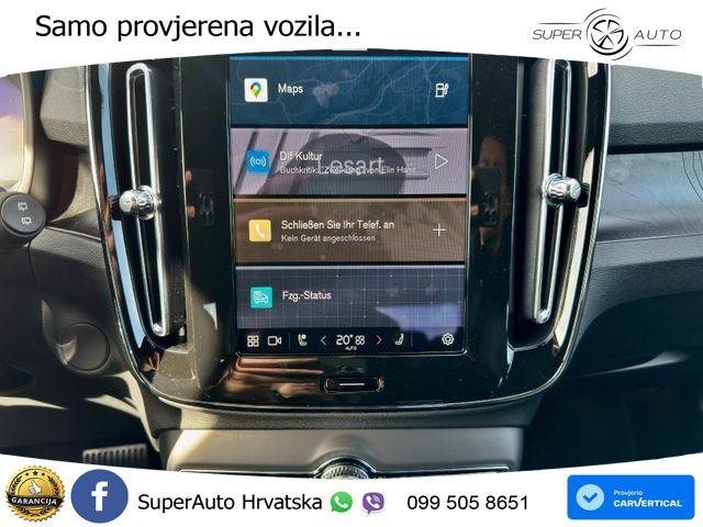 Volvo XC40 Recharge 82 kWh 252 KS Single Motor Extended Range LED+GR SJED+ACC