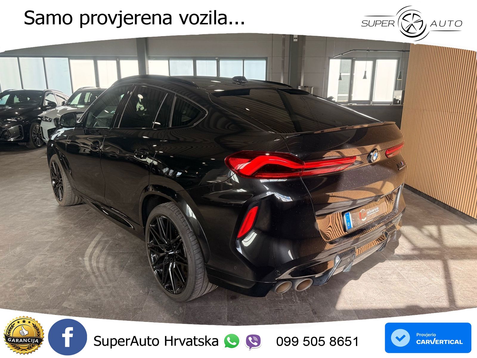 BMW X6 M Competition 4.4 V8 (625 KS) xDrive Steptronic ZRAČNI+ACC+GR SJED+KAM+PANO