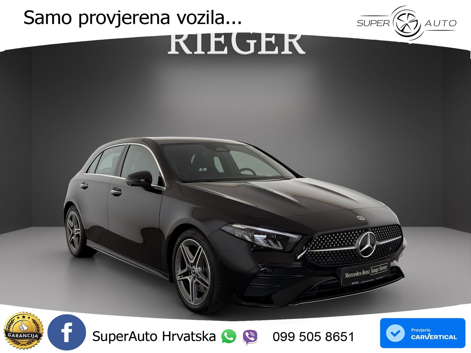 Mercedes-Benz A 220d 8G-DCT AMG LED+GR SJED+ACC