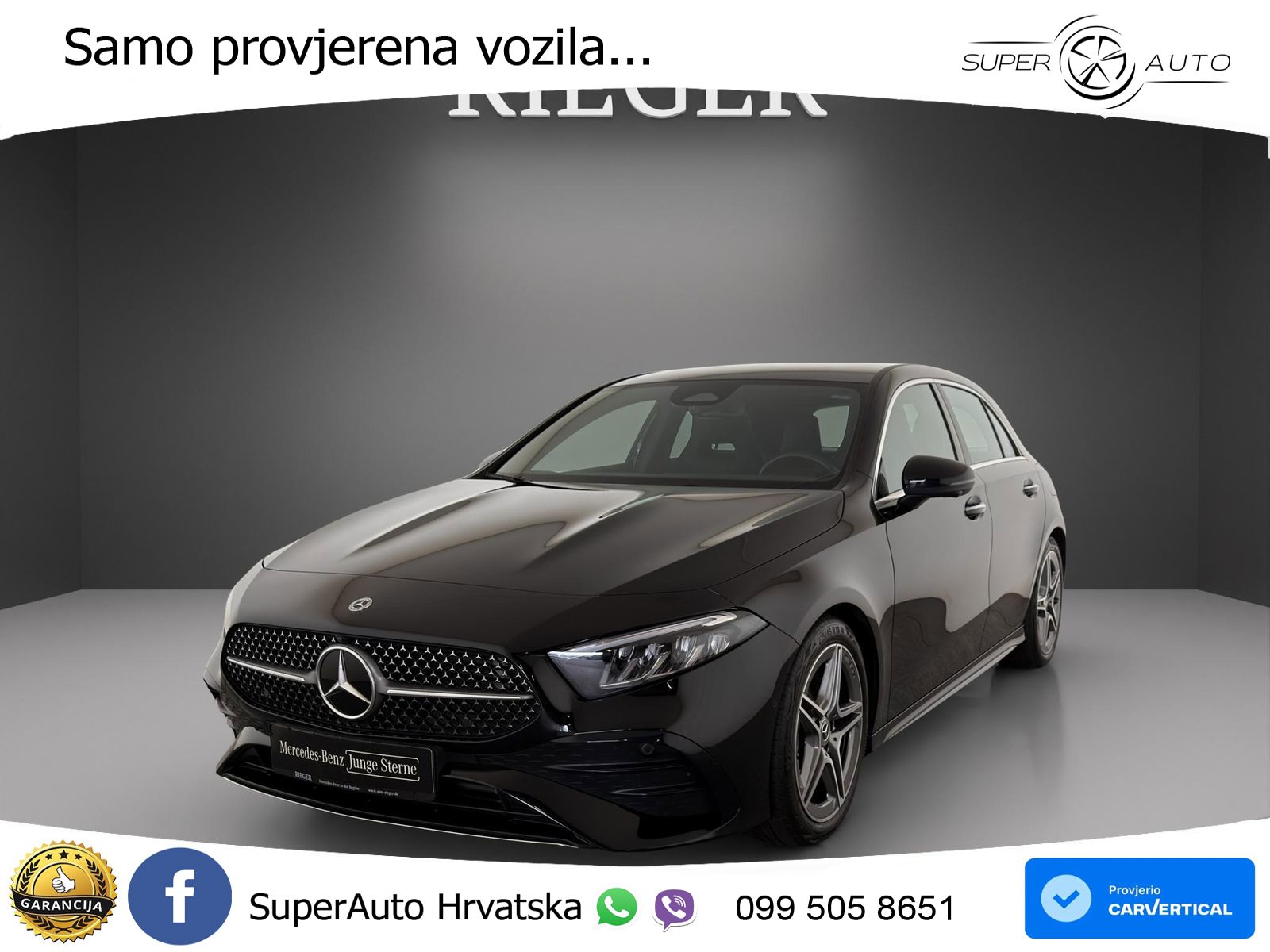 Mercedes-Benz A 220d 8G-DCT AMG LED+GR SJED+ACC