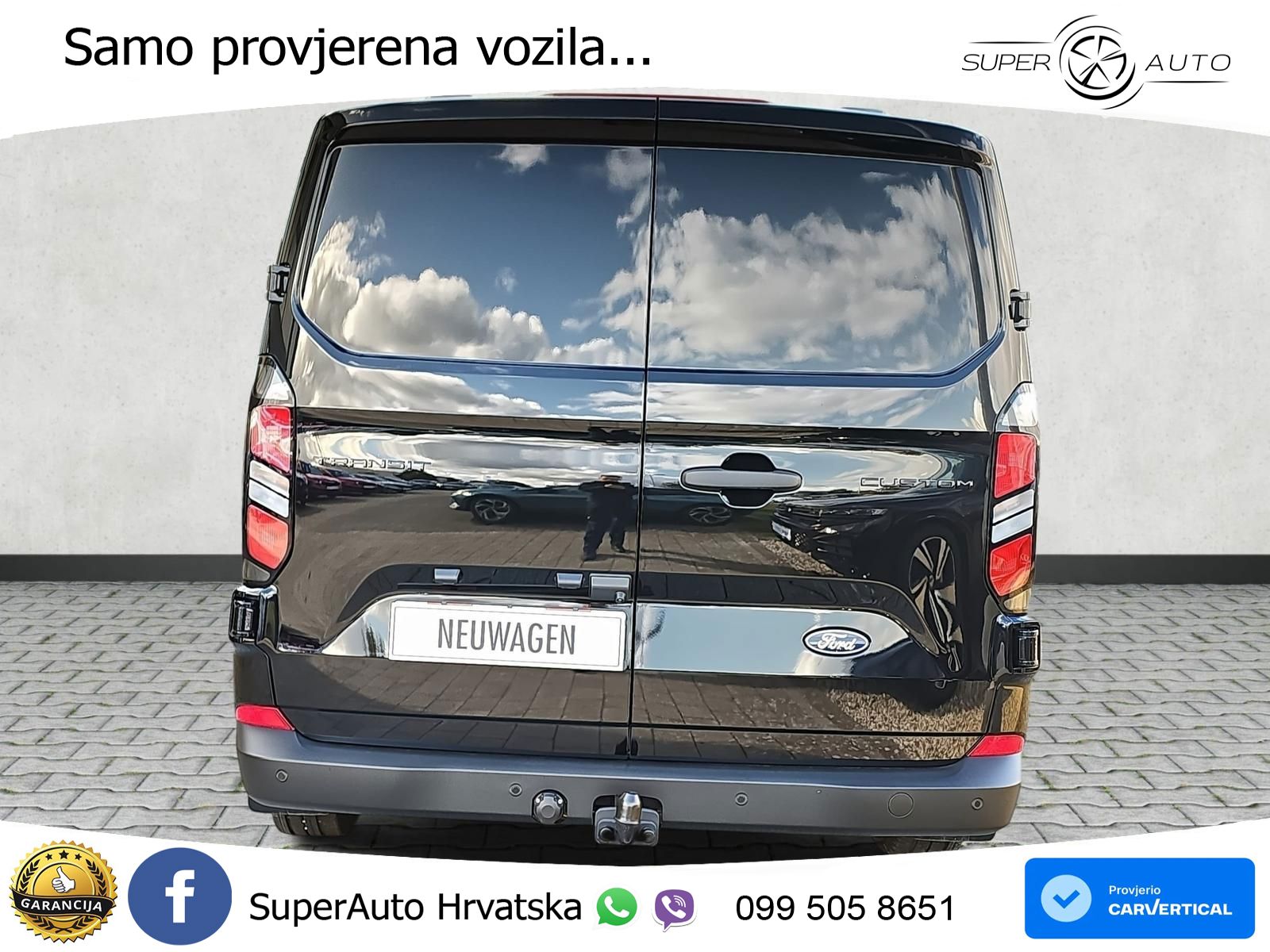 Ford Transit Custom Kasten DoKa 2.0 EB 320 L2H1 AHK 150 KS