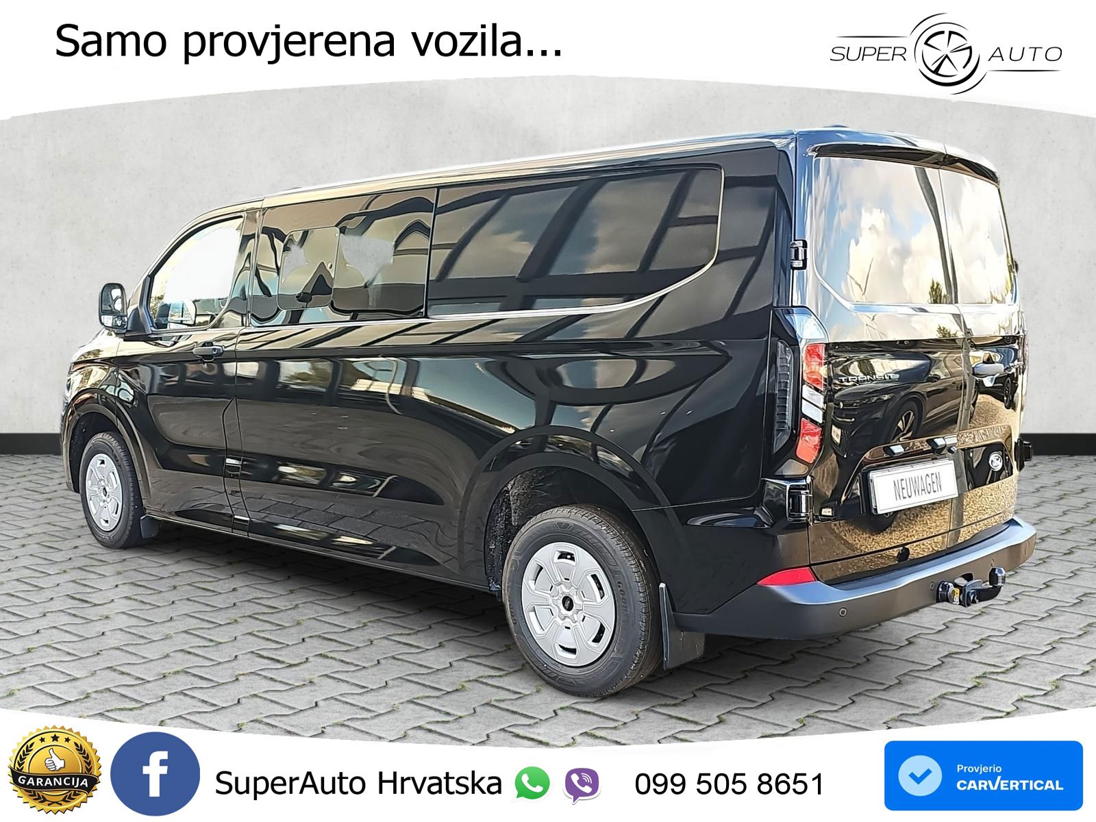 Ford Transit Custom Kasten DoKa 2.0 EB 320 L2H1 AHK 150 KS