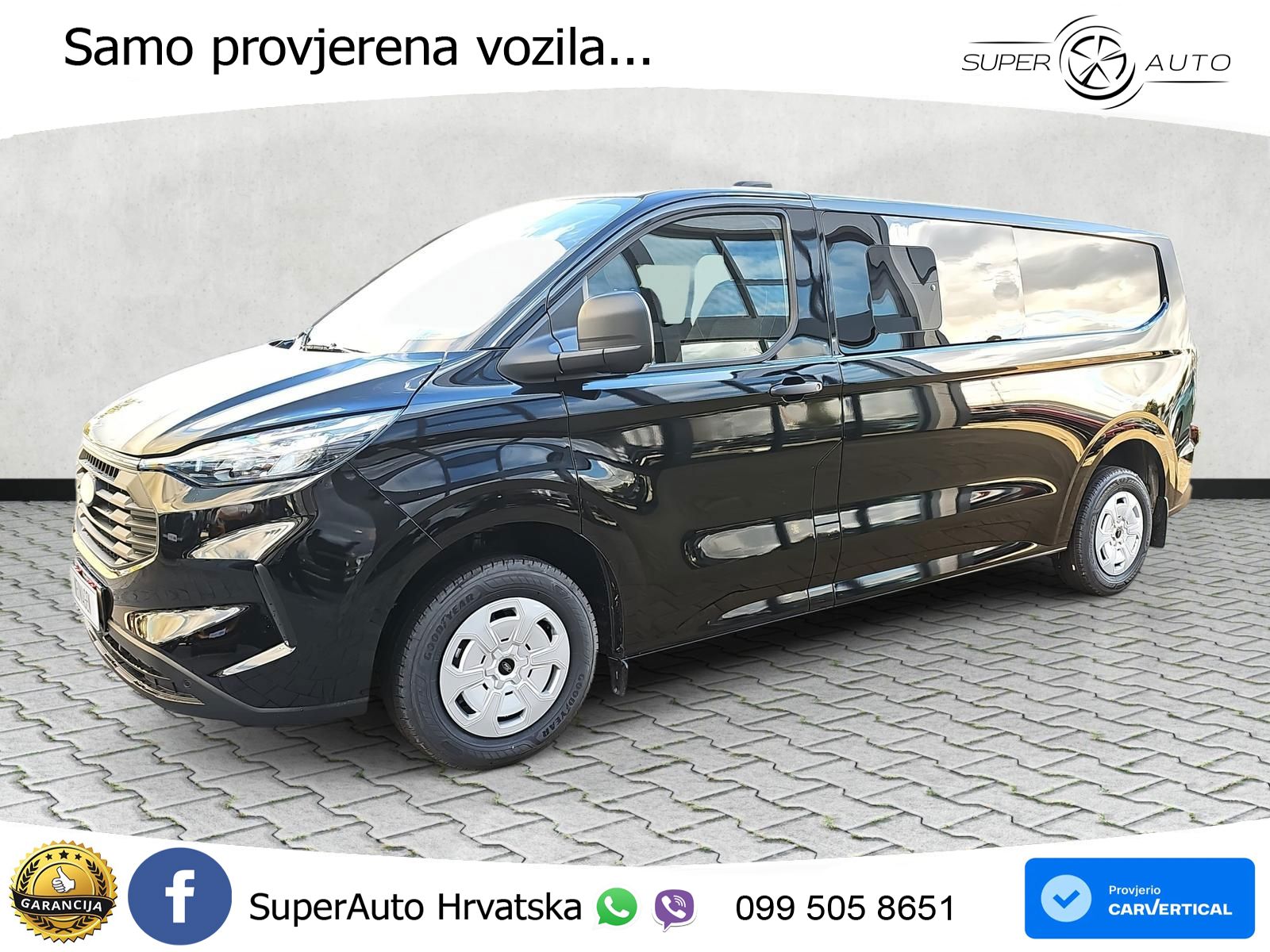 Ford Transit Custom Kasten DoKa 2.0 EB 320 L2H1 AHK 150 KS