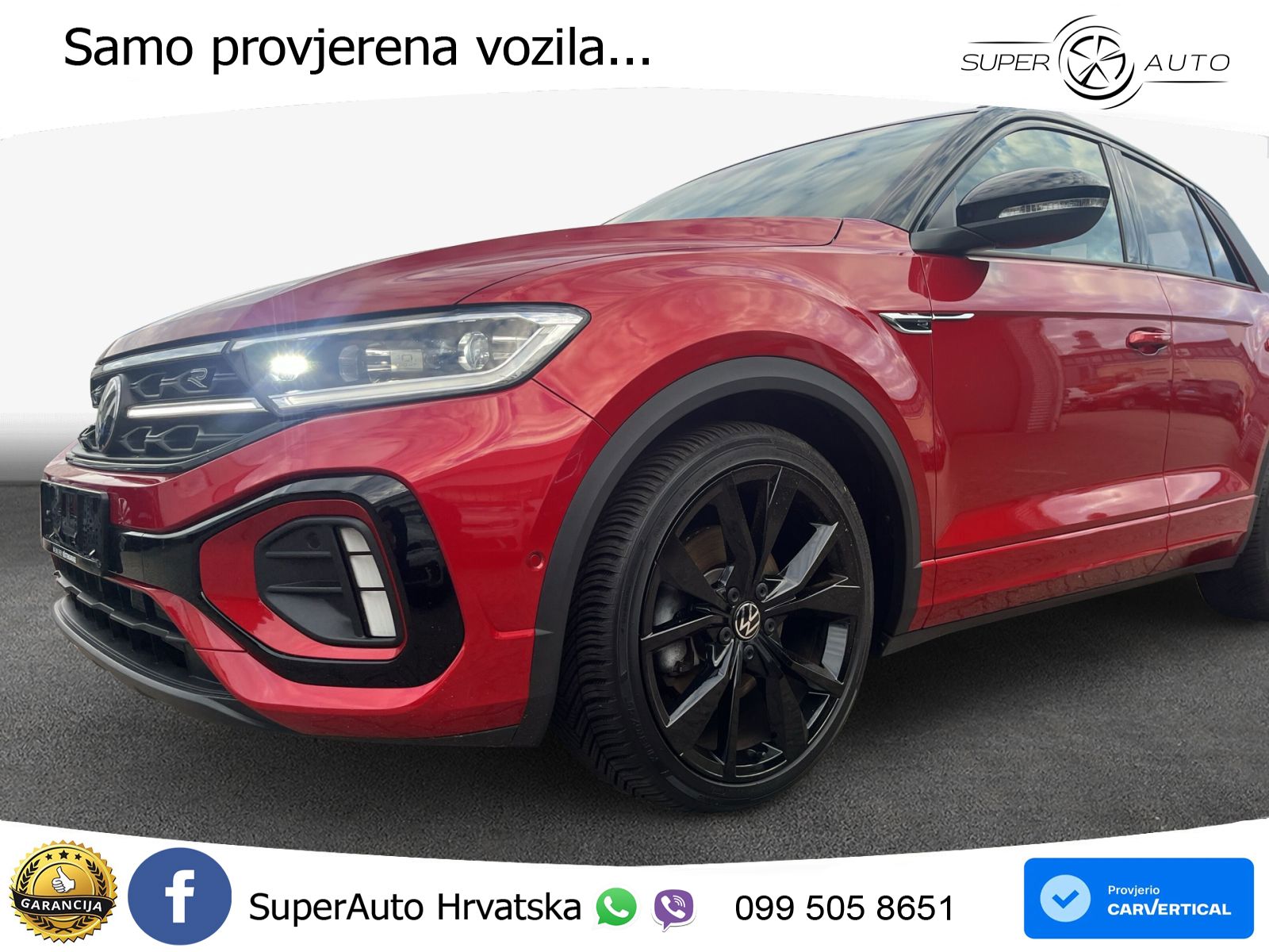 Volkswagen T-Roc 2.0 TSI (190 KS) 4M DSG R-Line MATRIX+GR SJED+KAM