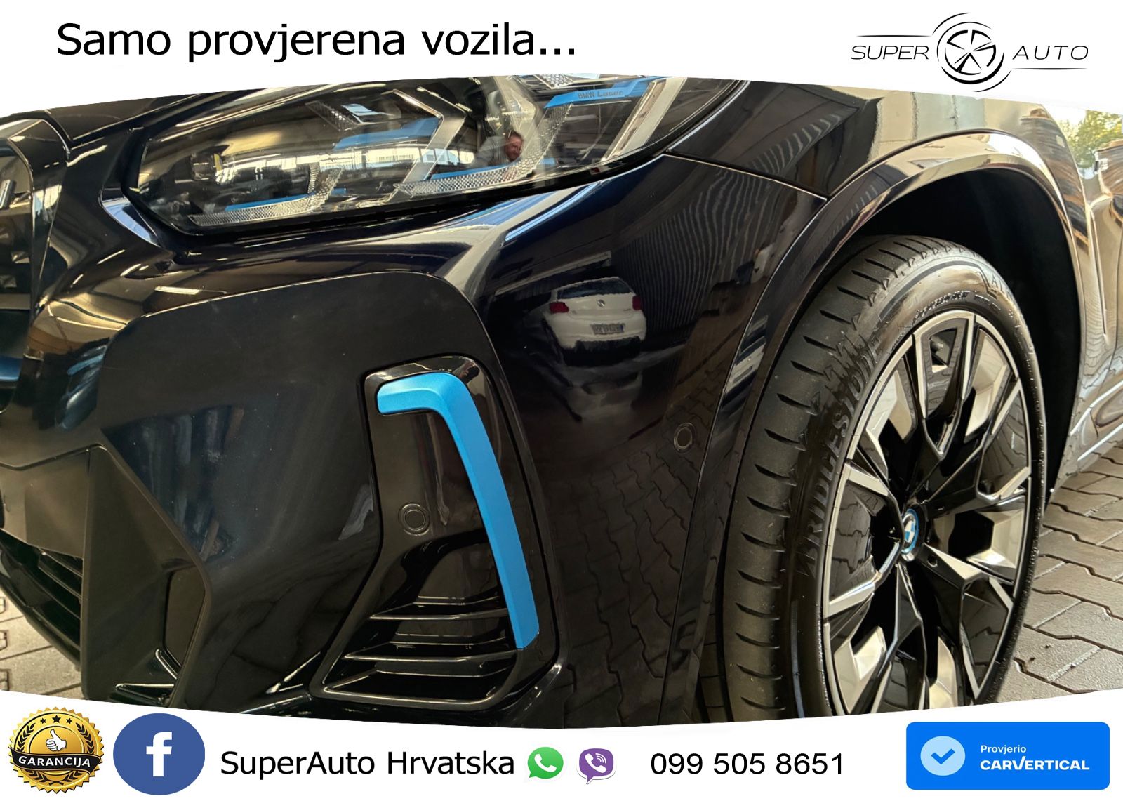 BMW iX3 80 kWh (286 KS) M Sport LED+GR SJED+ACC