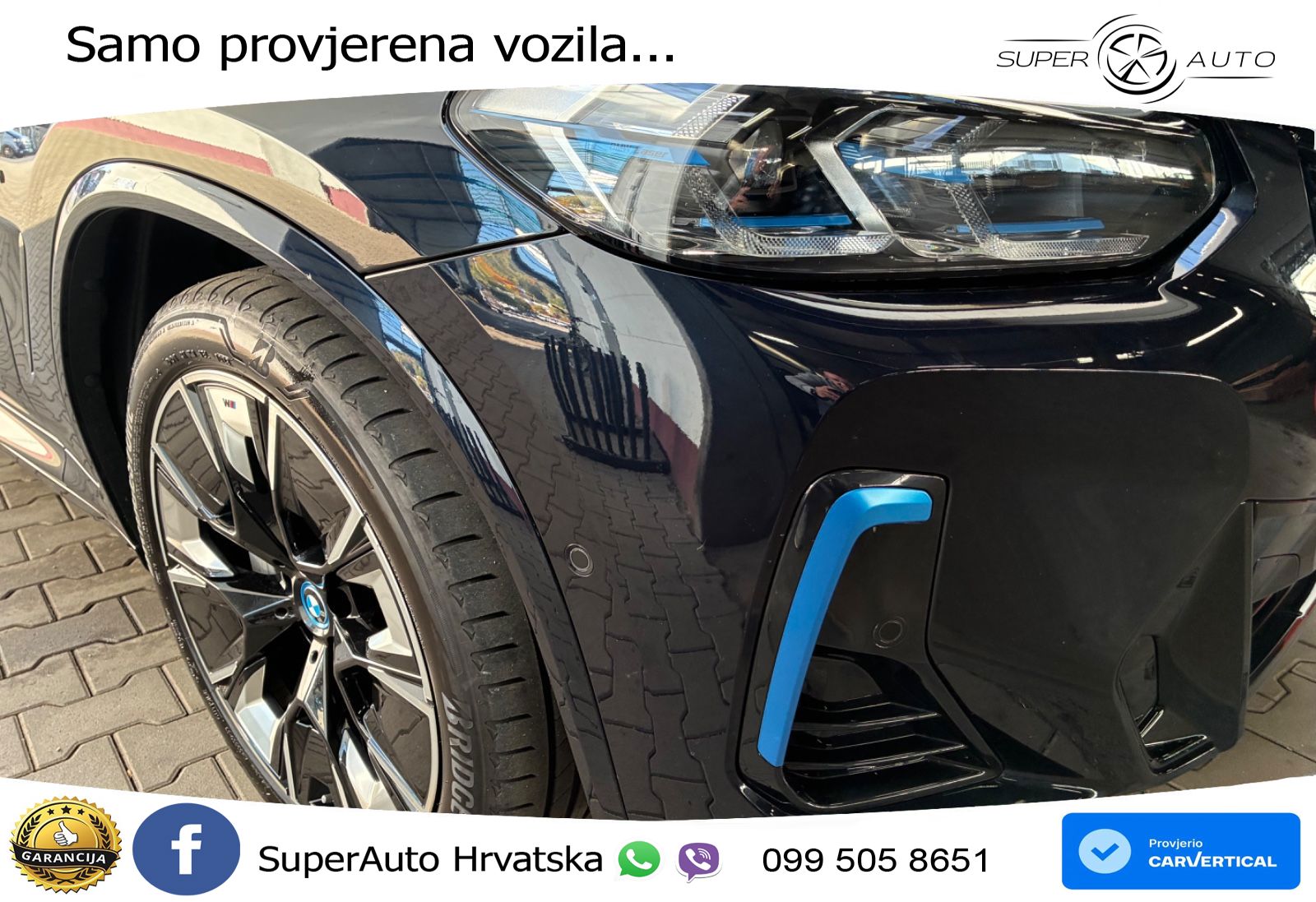 BMW iX3 80 kWh (286 KS) M Sport LED+GR SJED+ACC