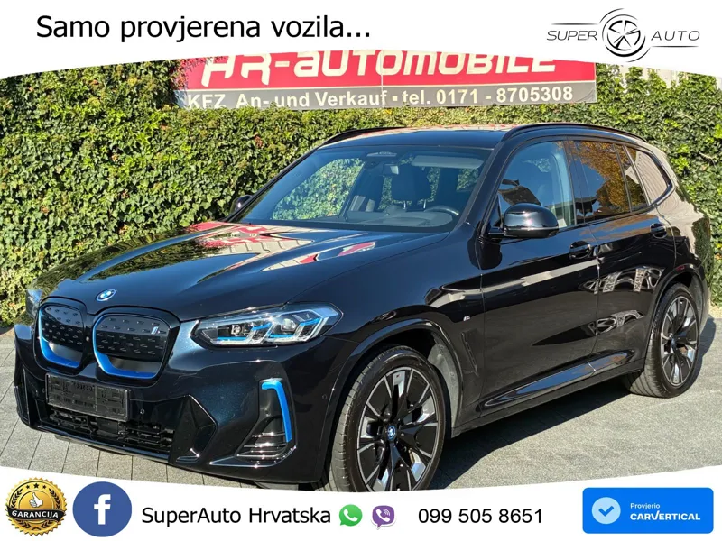 BMW iX3 80 kWh (286 KS) M Sport LED+GR SJED+ACC