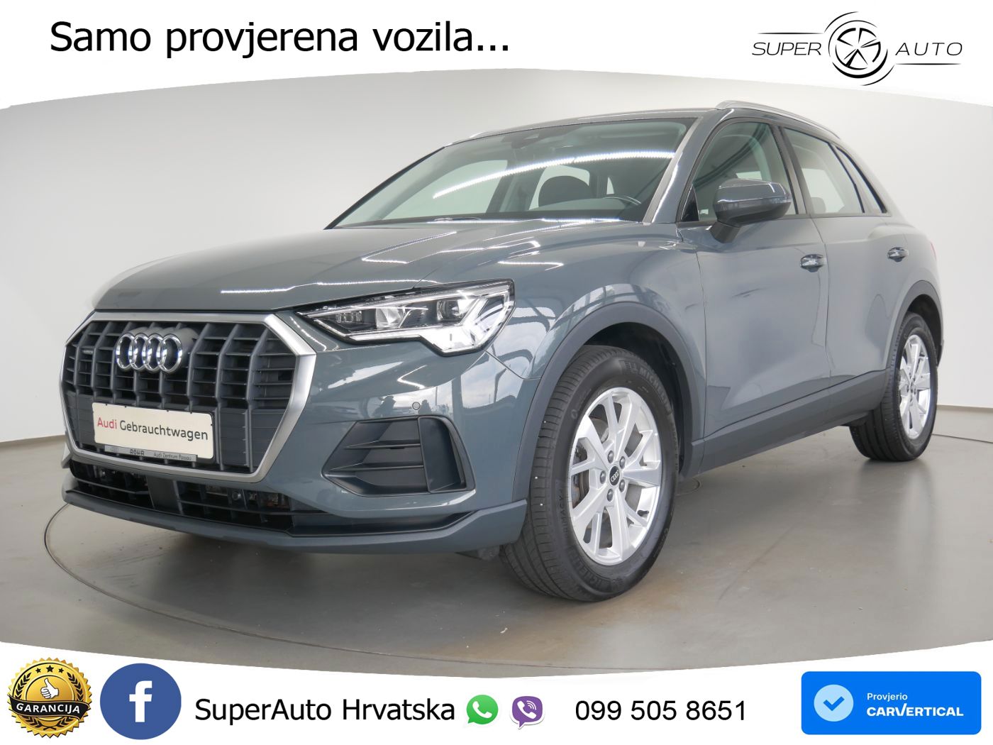 Audi Q3 35 TDI (150 KS) quattro S tronic LED+GR SJED+ACC