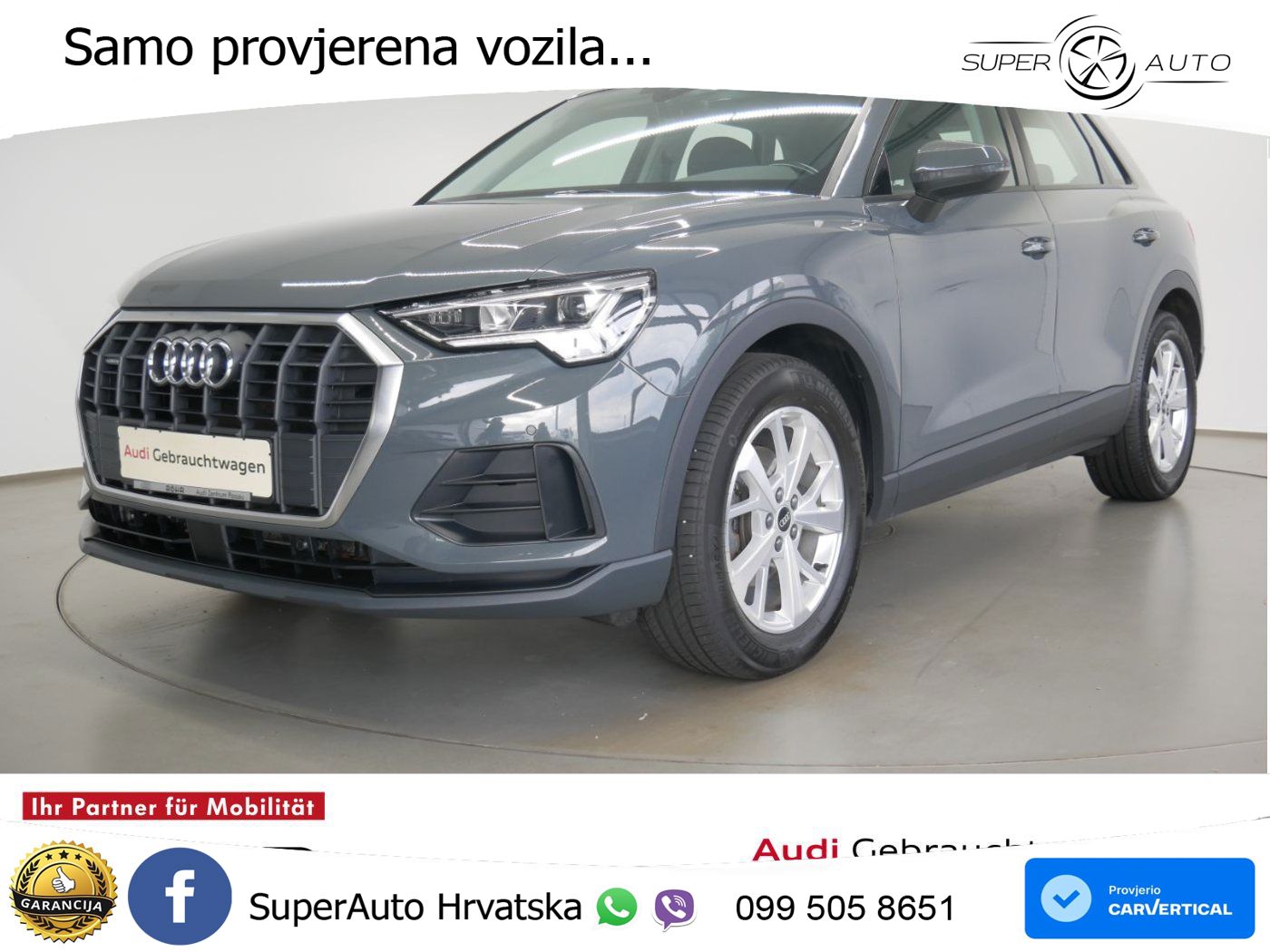 Audi Q3 35 TDI (150 KS) quattro S tronic LED+GR SJED+ACC