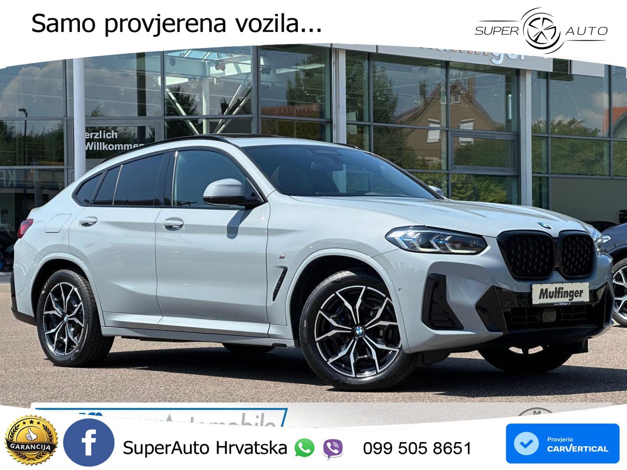 BMW X4 30d (286 KS) xDrive Steptronic M Sport LED+GR SJED+ACC