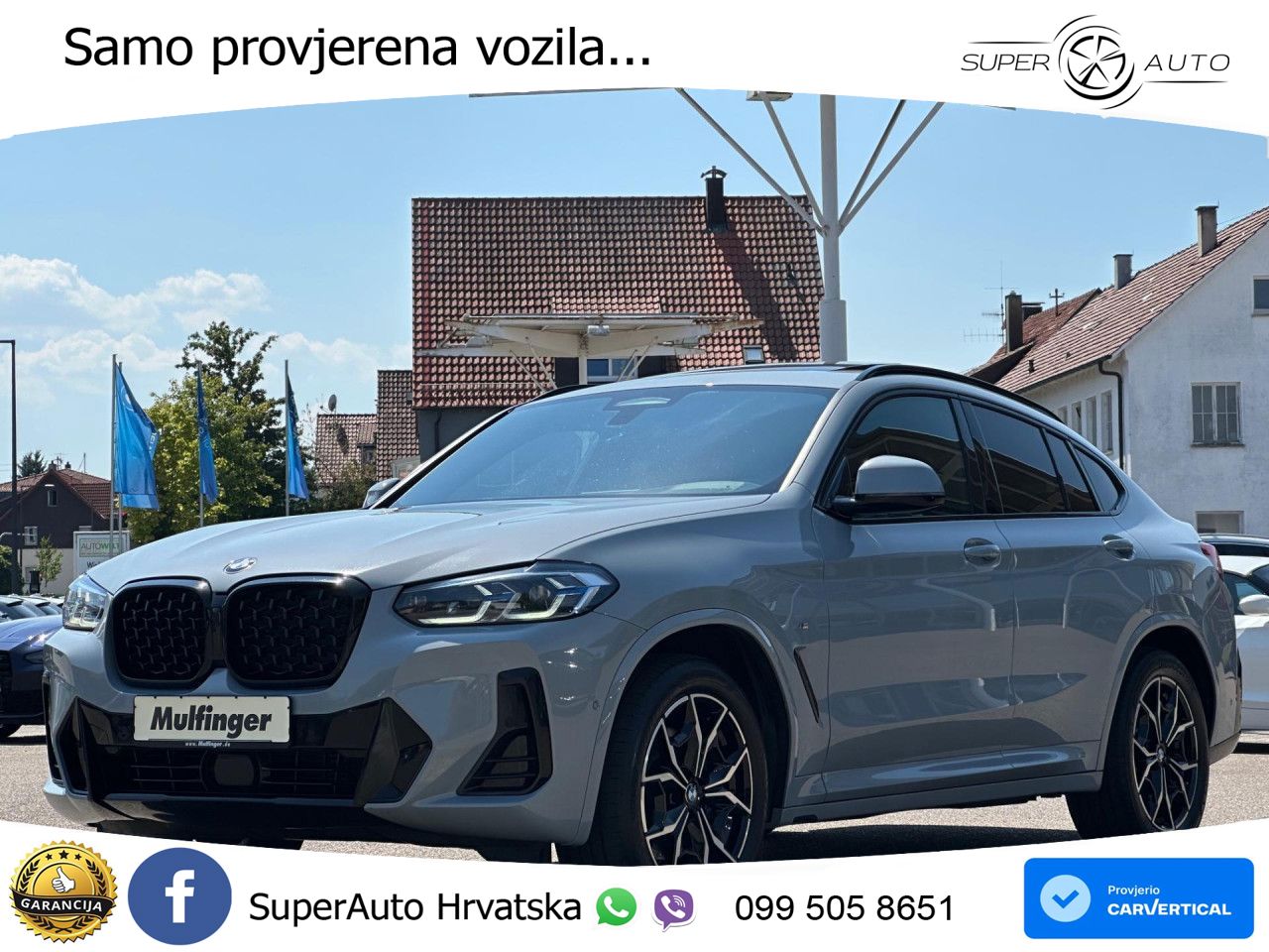 BMW X4 30d (286 KS) xDrive Steptronic M Sport LED+GR SJED+ACC