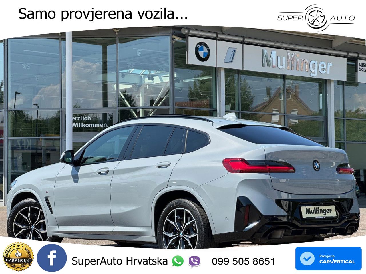 BMW X4 30d (286 KS) xDrive Steptronic M Sport LED+GR SJED+ACC