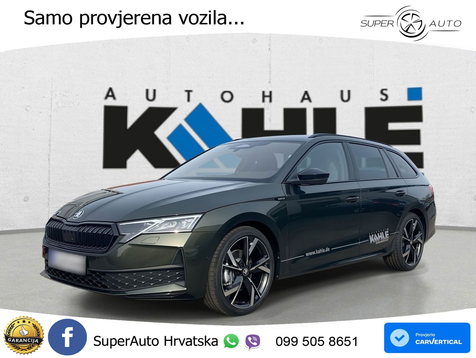 Škoda Octavia Combi 2.0 TDI (150 KS) DSG SportLine LED+GR SJED+ACC