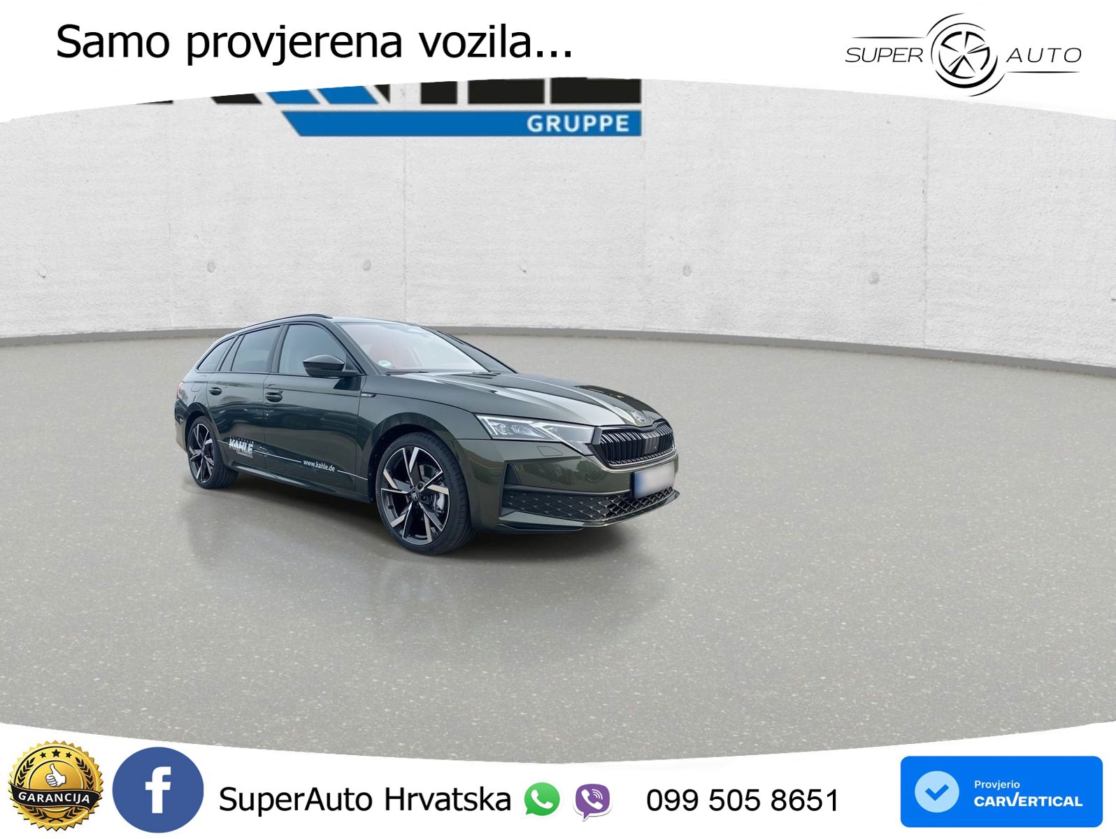 Škoda Octavia Combi 2.0 TDI (150 KS) DSG SportLine LED+GR SJED+ACC