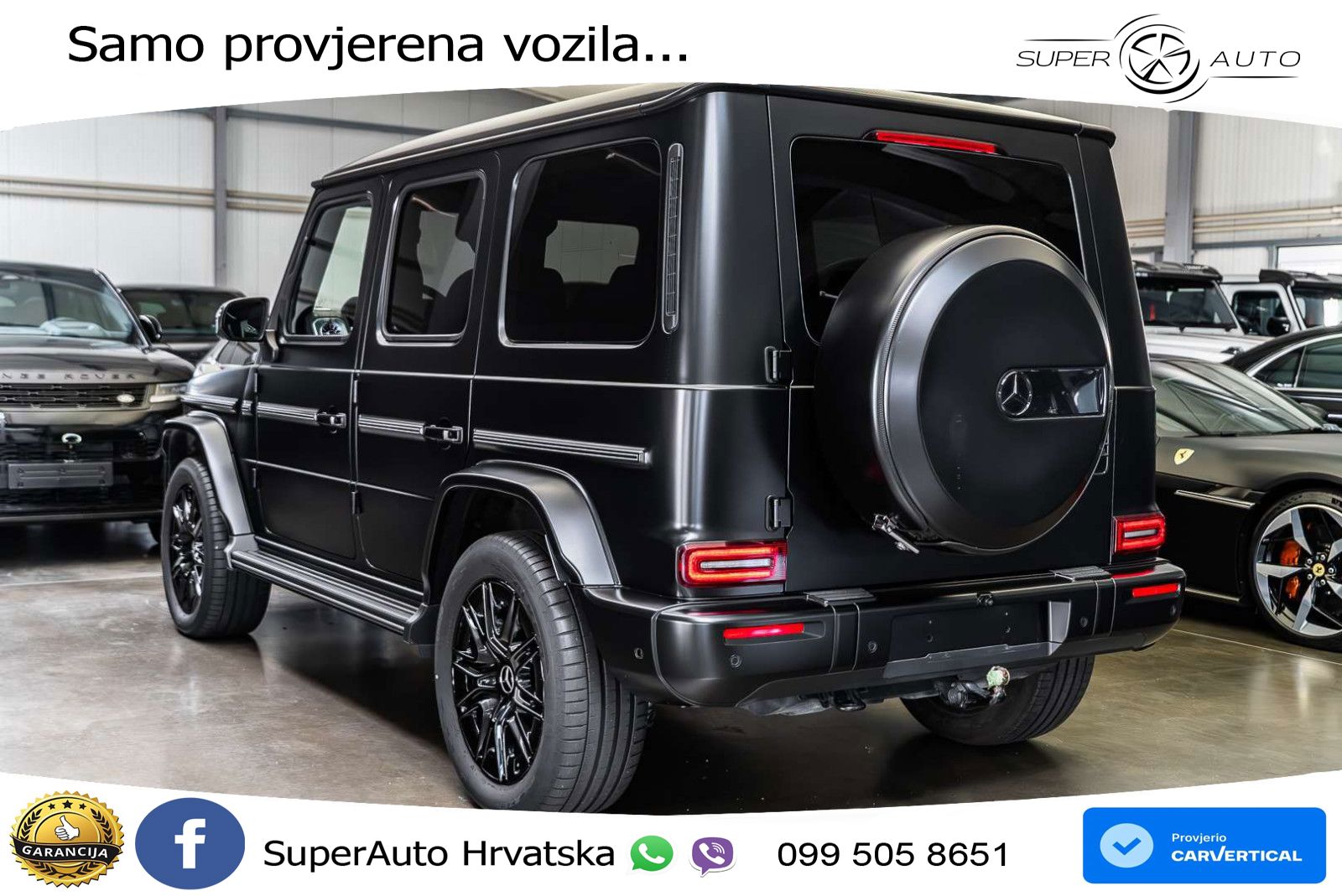 Mercedes G 450d Long (367 KS) 4MATIC 9G-TRONIC AMG LED+GR SJED+ACC
