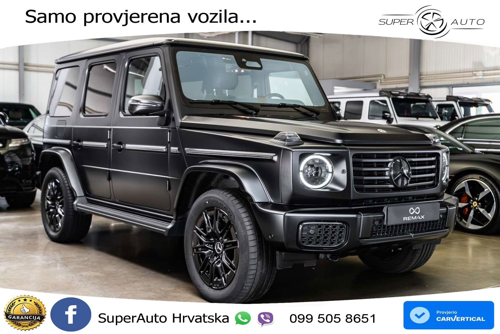 Mercedes G 450d Long (367 KS) 4MATIC 9G-TRONIC AMG LED+GR SJED+ACC