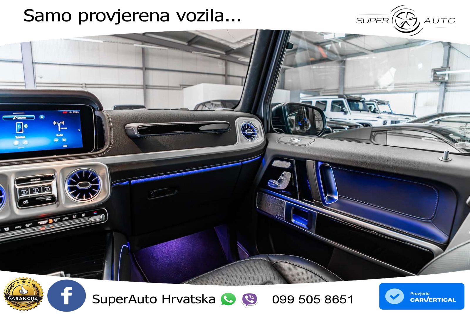 Mercedes G 450d Long (367 KS) 4MATIC 9G-TRONIC AMG LED+GR SJED+ACC