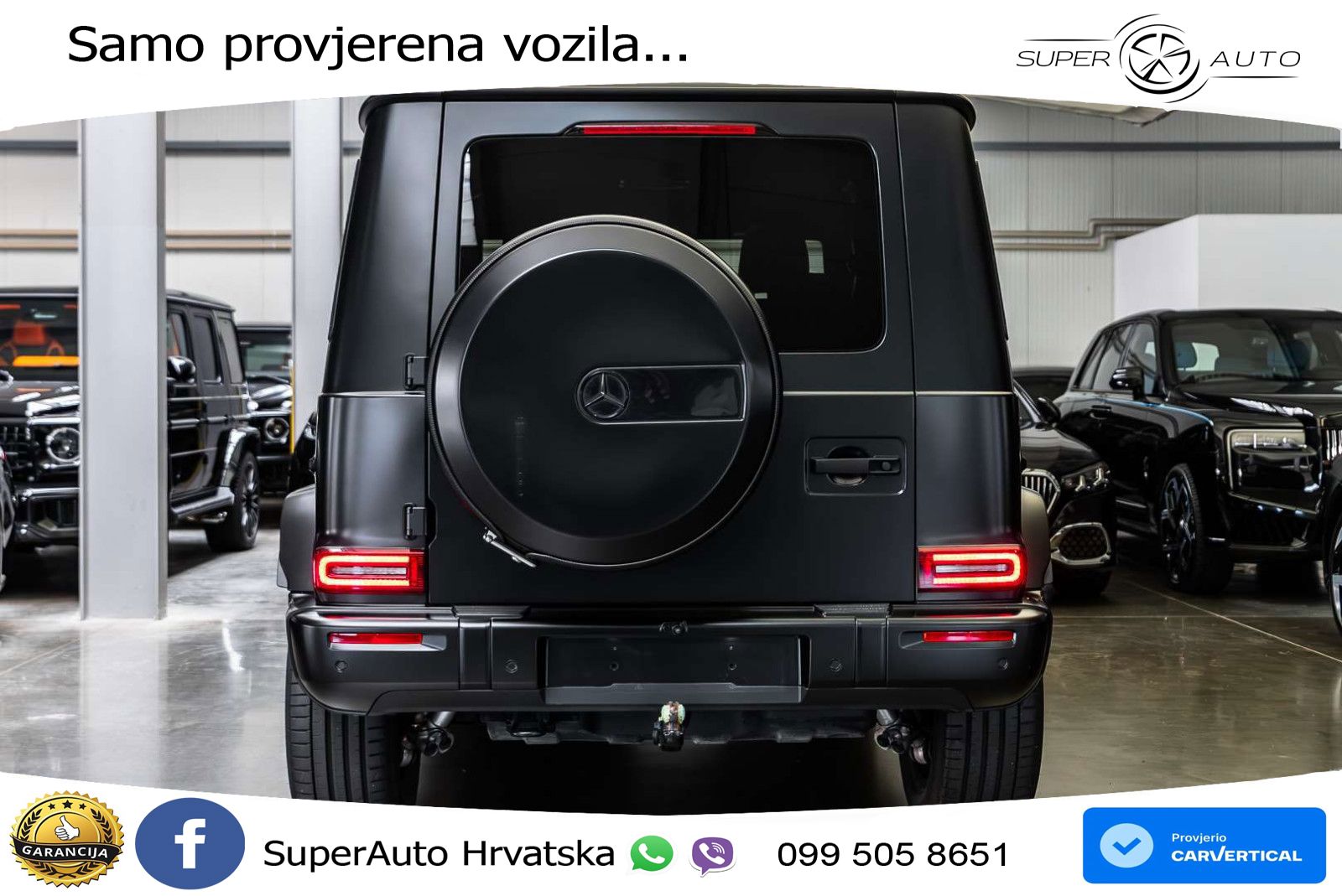 Mercedes G 450d Long (367 KS) 4MATIC 9G-TRONIC AMG LED+GR SJED+ACC