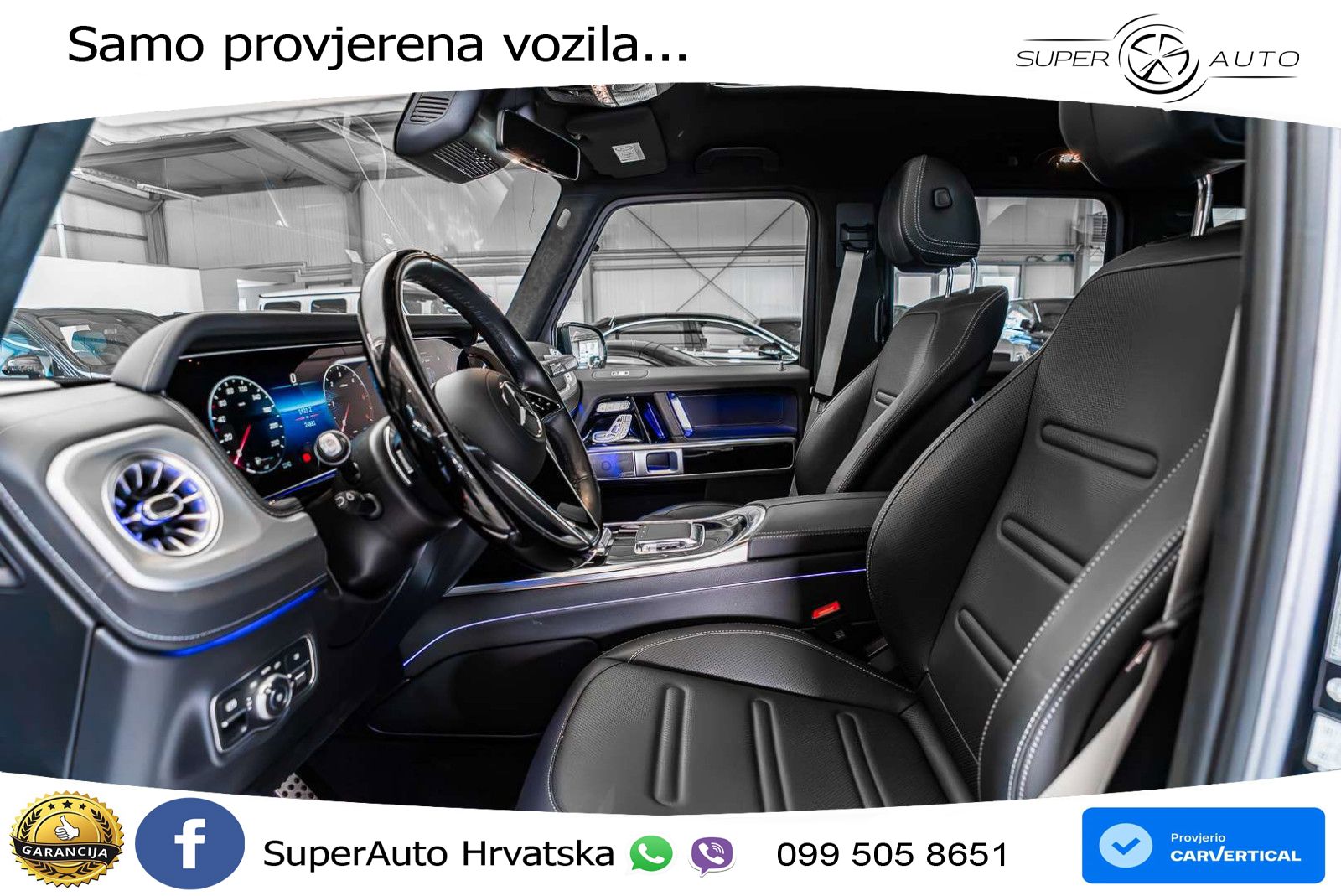 Mercedes G 450d Long (367 KS) 4MATIC 9G-TRONIC AMG LED+GR SJED+ACC