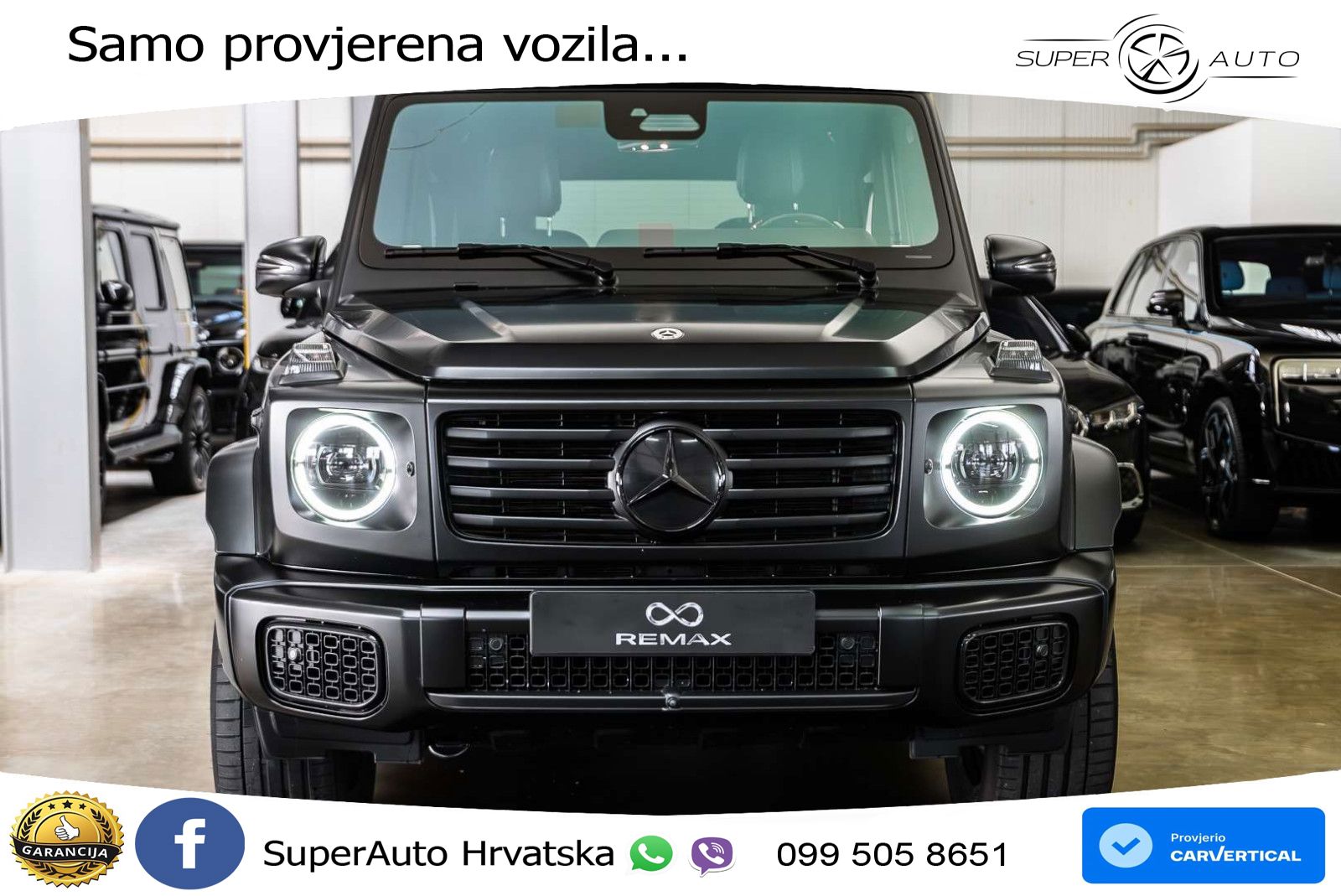 Mercedes G 450d Long (367 KS) 4MATIC 9G-TRONIC AMG LED+GR SJED+ACC