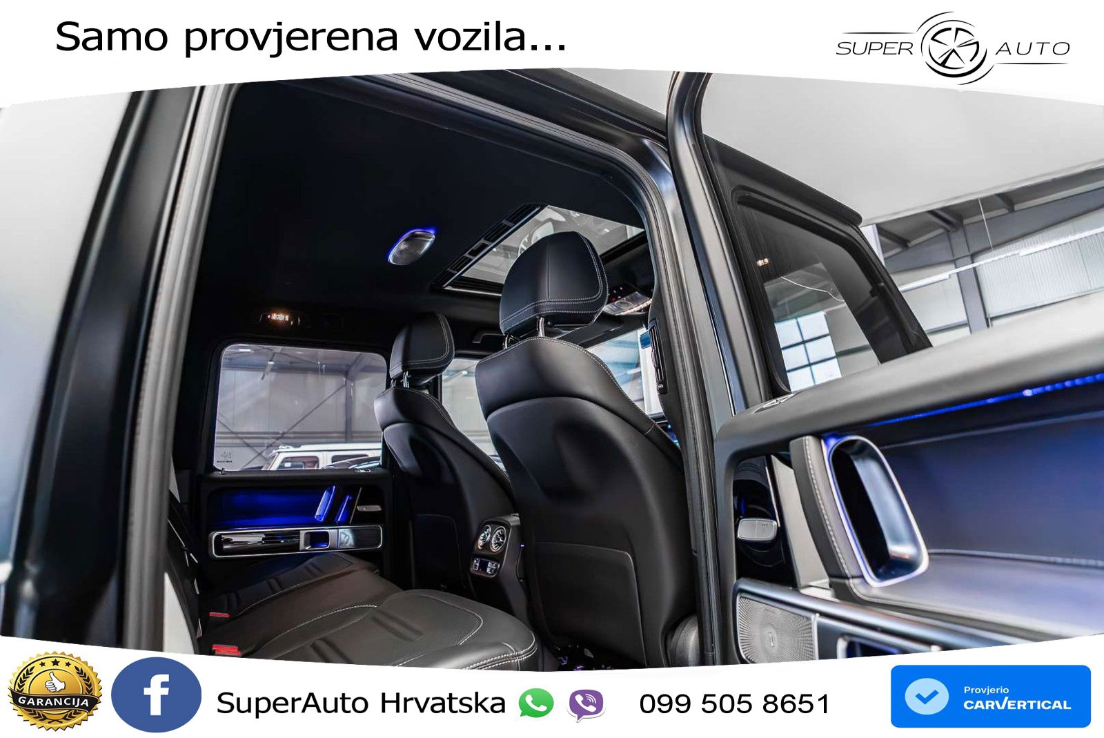 Mercedes G 450d Long (367 KS) 4MATIC 9G-TRONIC AMG LED+GR SJED+ACC