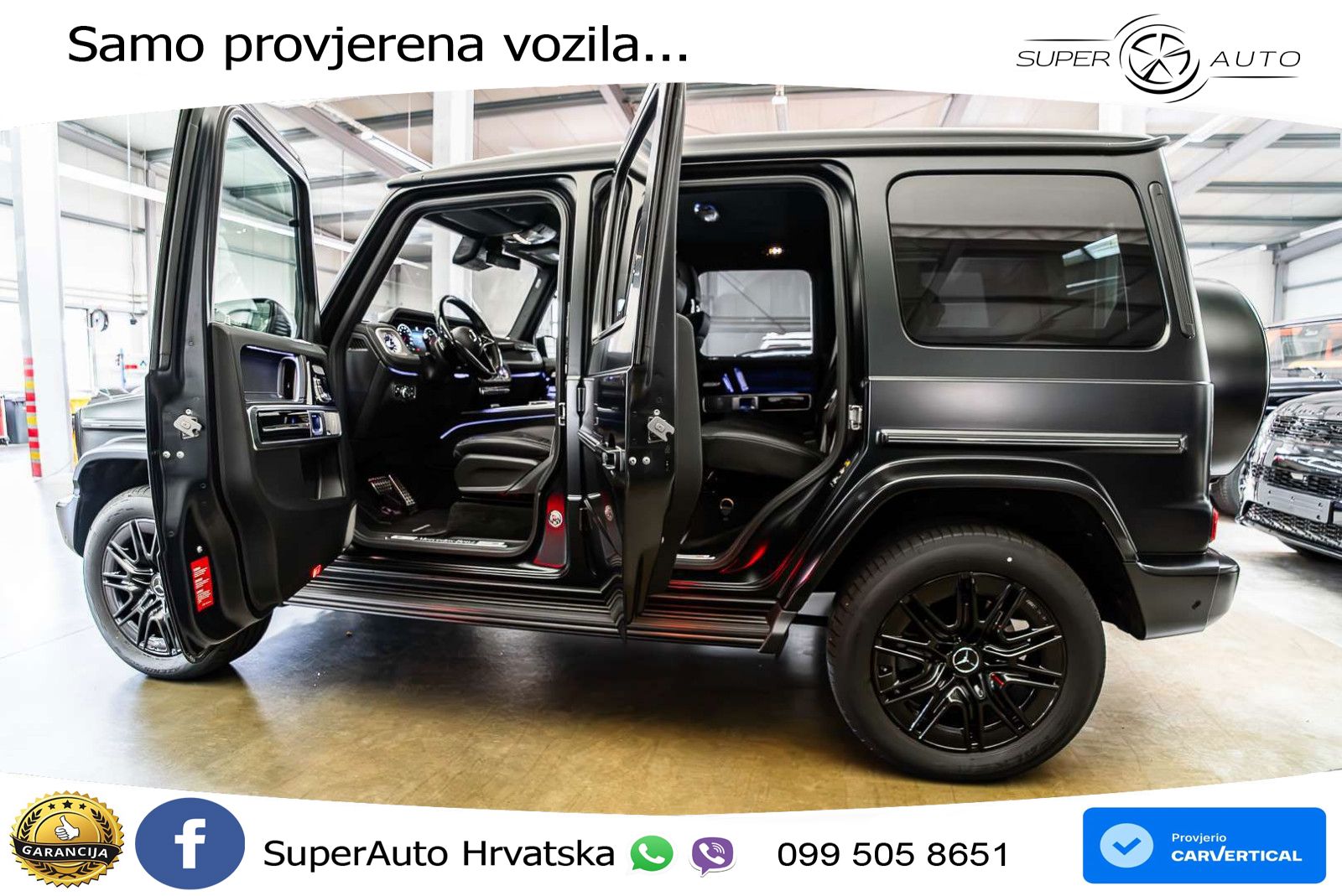 Mercedes G 450d Long (367 KS) 4MATIC 9G-TRONIC AMG LED+GR SJED+ACC