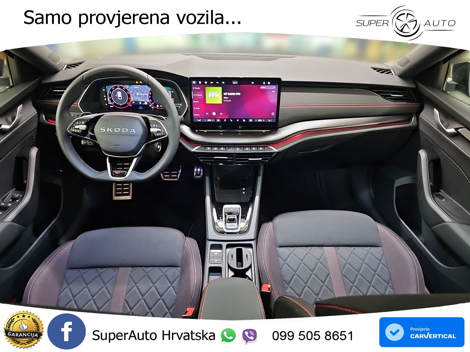 Škoda Octavia Combi RS 2.0 TSI (265 KS) DSG LED+GR SJED+ACC