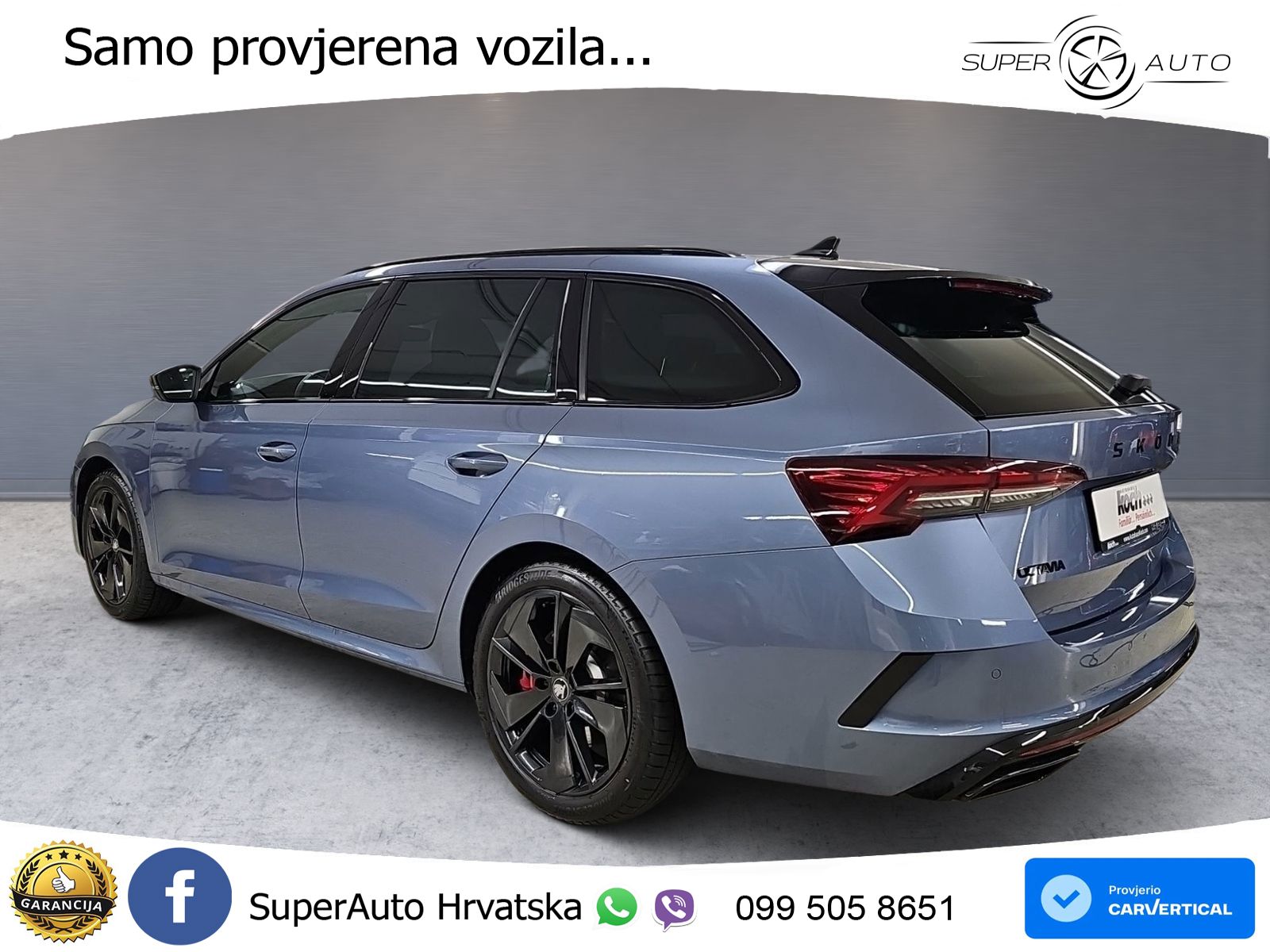 Škoda Octavia Combi RS 2.0 TSI (265 KS) DSG LED+GR SJED+ACC
