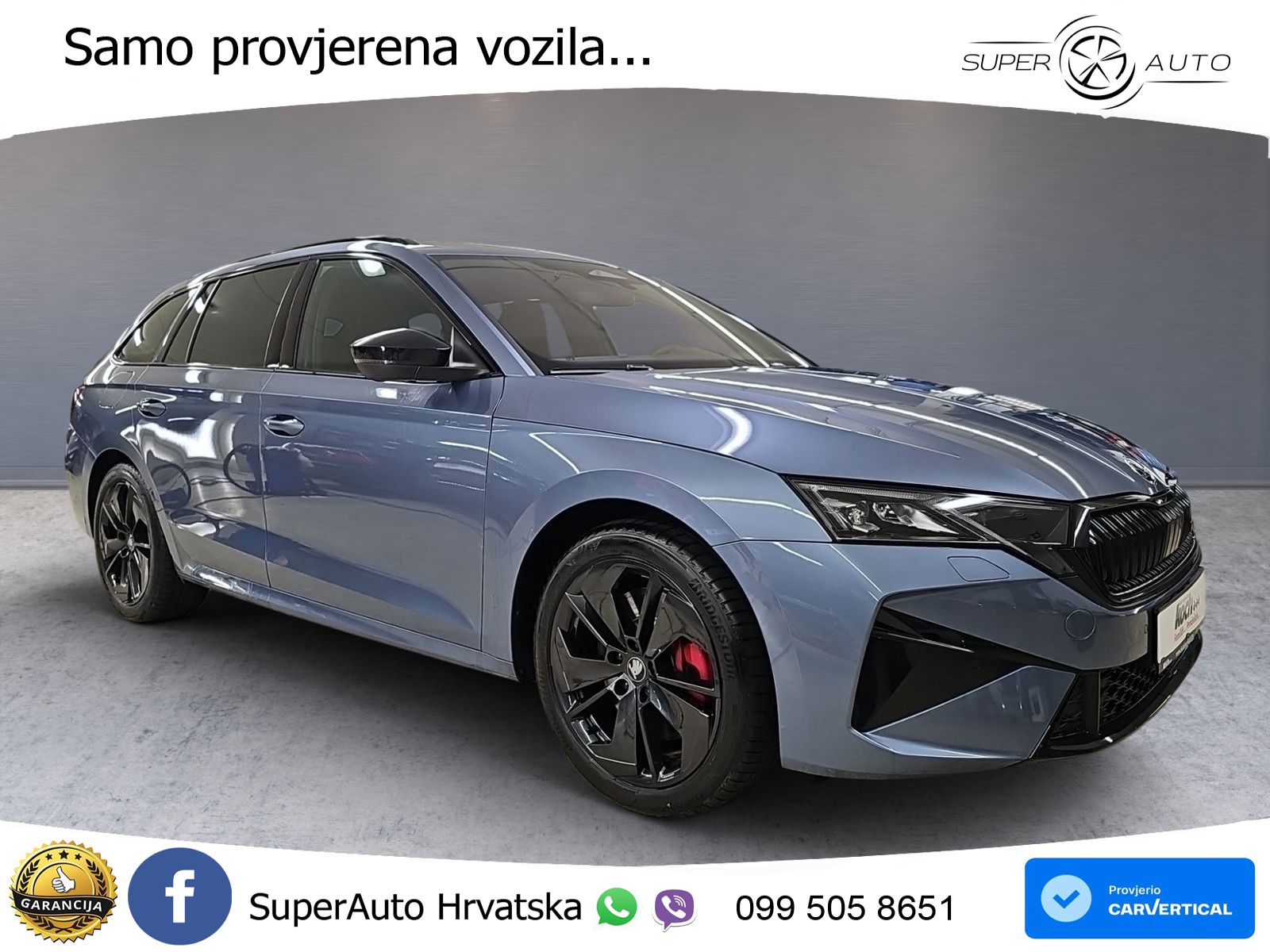 Škoda Octavia Combi RS 2.0 TSI (265 KS) DSG LED+GR SJED+ACC