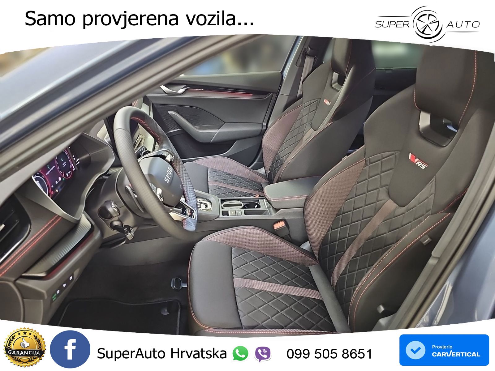 Škoda Octavia Combi RS 2.0 TSI (265 KS) DSG LED+GR SJED+ACC