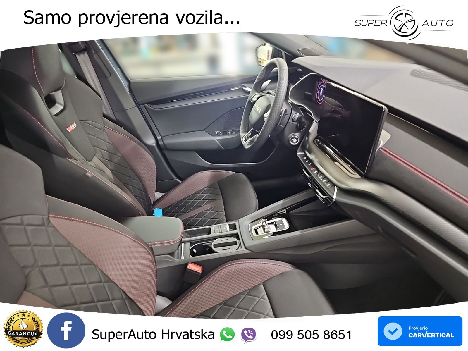 Škoda Octavia Combi RS 2.0 TSI (265 KS) DSG LED+GR SJED+ACC