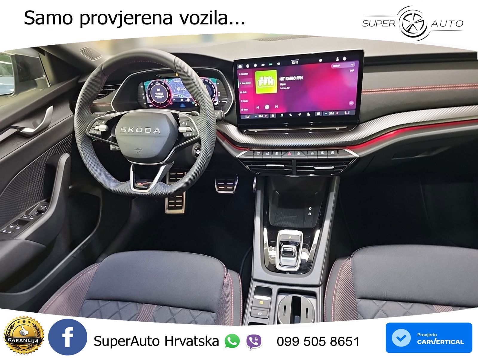 Škoda Octavia Combi RS 2.0 TSI (265 KS) DSG LED+GR SJED+ACC