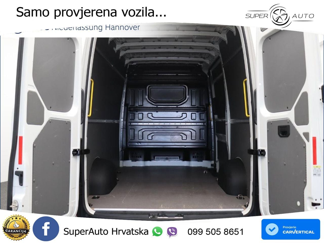 Volkswagen Crafter Kasten Mittel Kamera Vorb. AHK Navi 140 KS