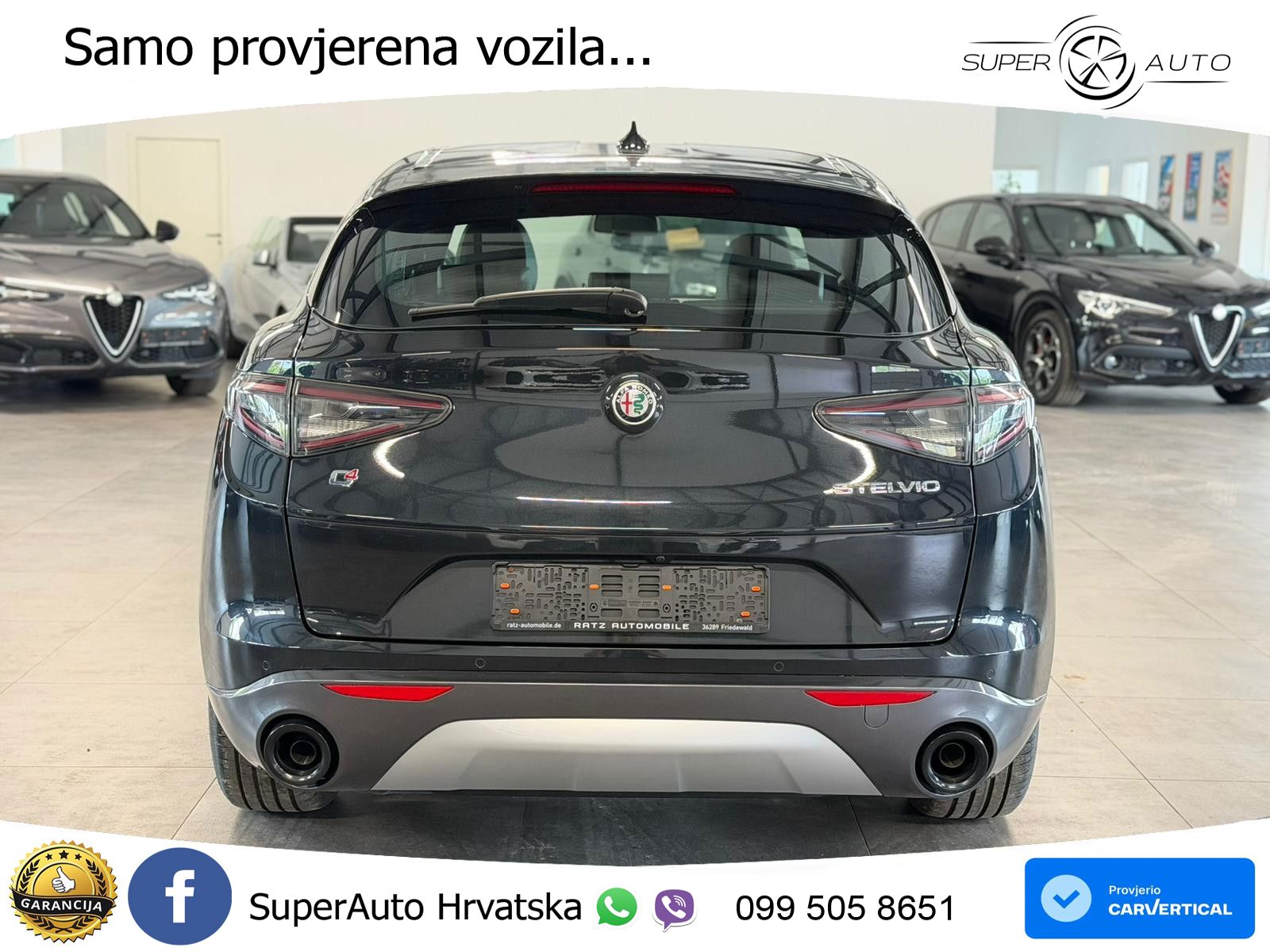 Alfa Romeo Stelvio 2.2 MultiJet II (210 KS) Q4 Automatic LED+GR SJED+ACC