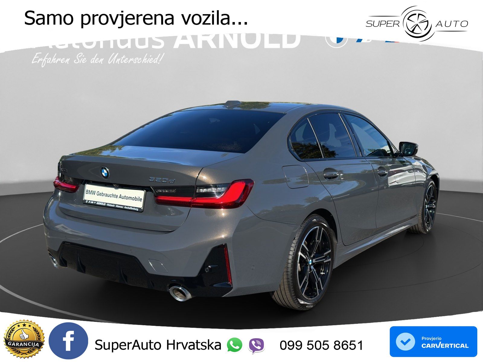 BMW 320d (190 KS) xDrive Steptronic M Sport LED+GR SJED+ACC