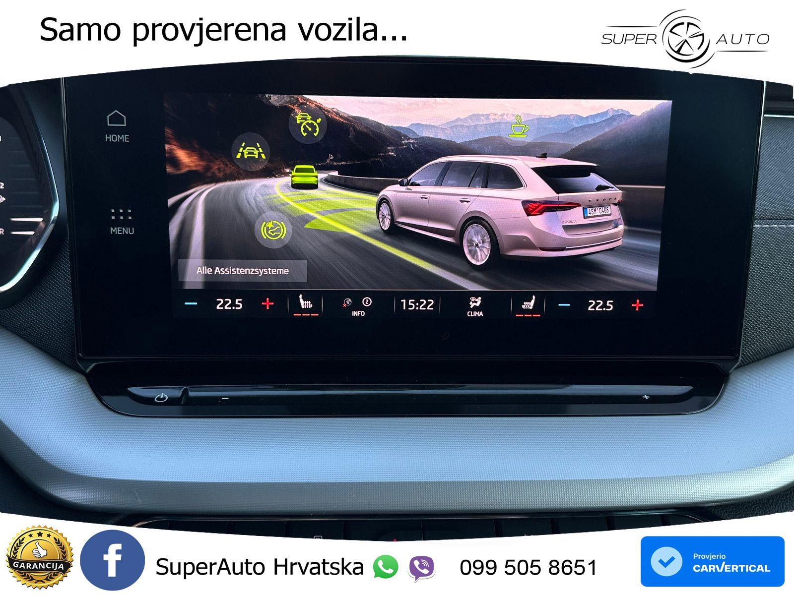 Škoda Octavia Combi 1.5 TSI EVO e-TEC (150 KS) DSG MATRIX+GR SJED+KAM