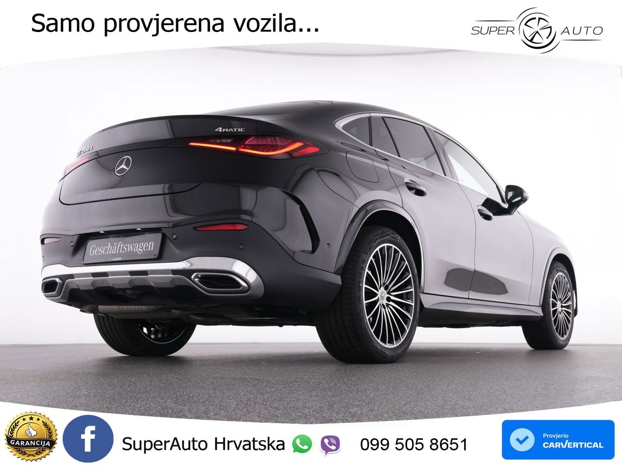Mercedes GLC Coupe 200d (163 KS) 4MATIC 9G-TRONIC AMG ACC+GR SJED+360+PANO