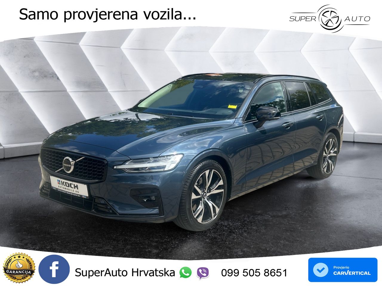 Volvo V60 2.0 B4 Benzin DCT LED+GR SJED+ACC