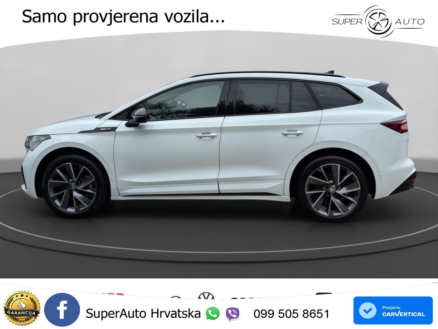 Škoda Enyaq iV 80x 82 kWh (265 KS) AWD SportLine LED+GR SJED+ACC