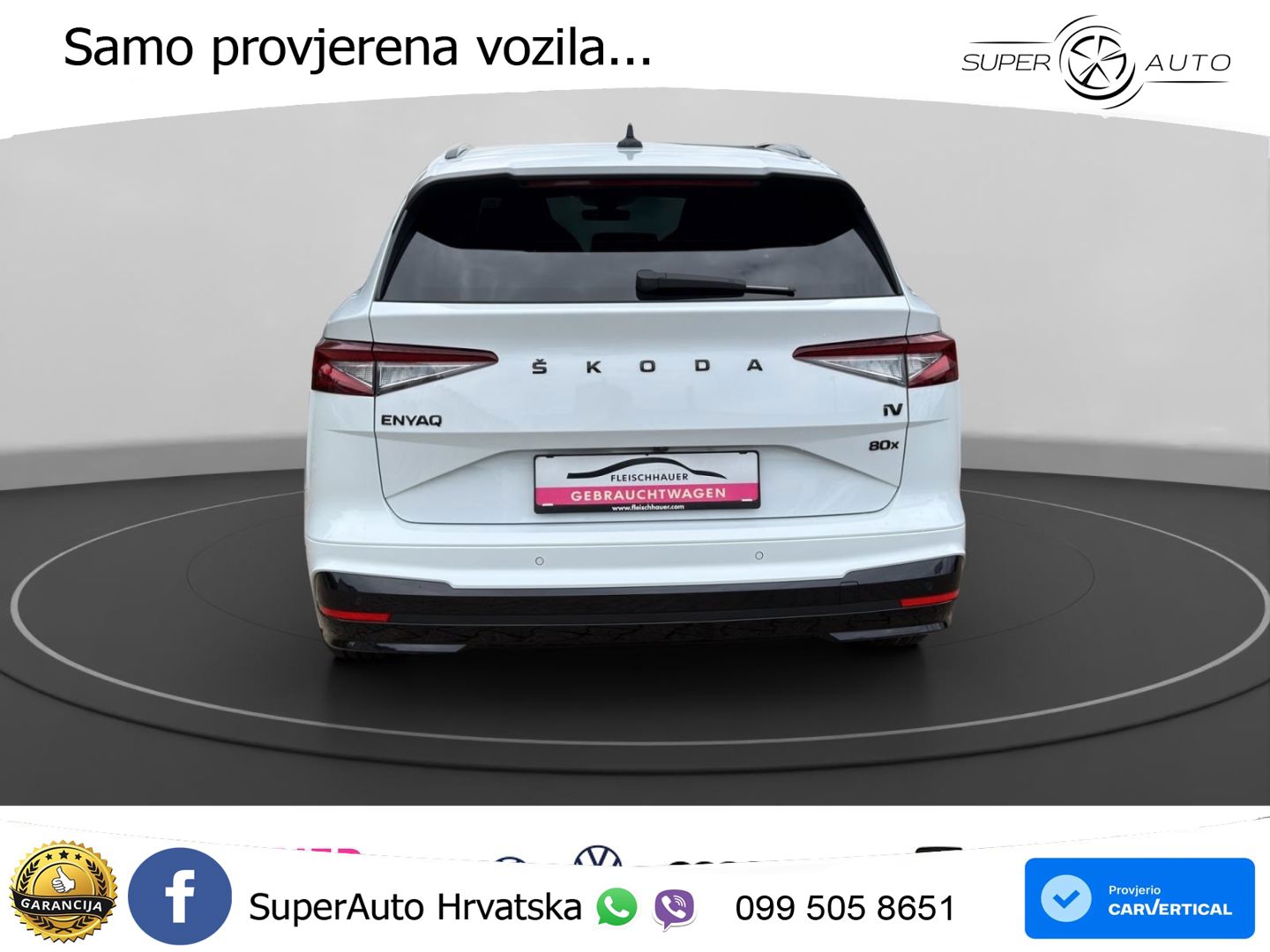 Škoda Enyaq iV 80x 82 kWh (265 KS) AWD SportLine LED+GR SJED+ACC