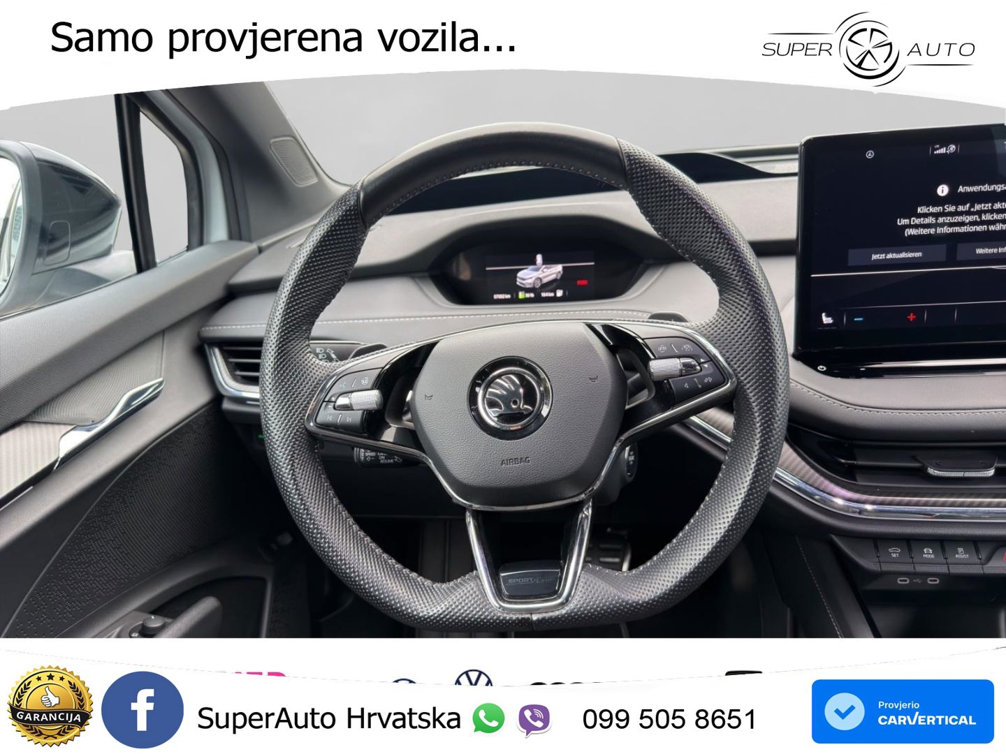 Škoda Enyaq iV 80x 82 kWh (265 KS) AWD SportLine LED+GR SJED+ACC