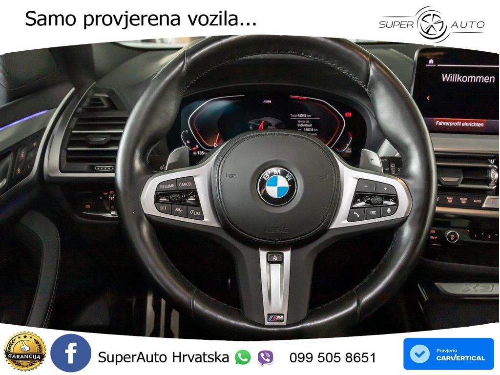 BMW X3 30d xDrive Steptronic M Sport LED+GR SJED+ACC