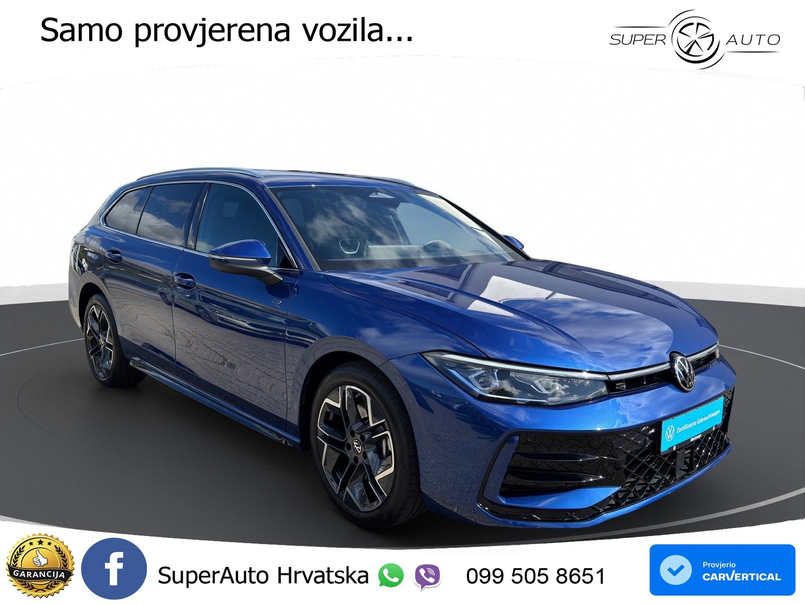 Volkswagen Passat Variant 2.0 TSI (265 KS) 4MOTION DSG R-Line LED+GR SJED+ACC