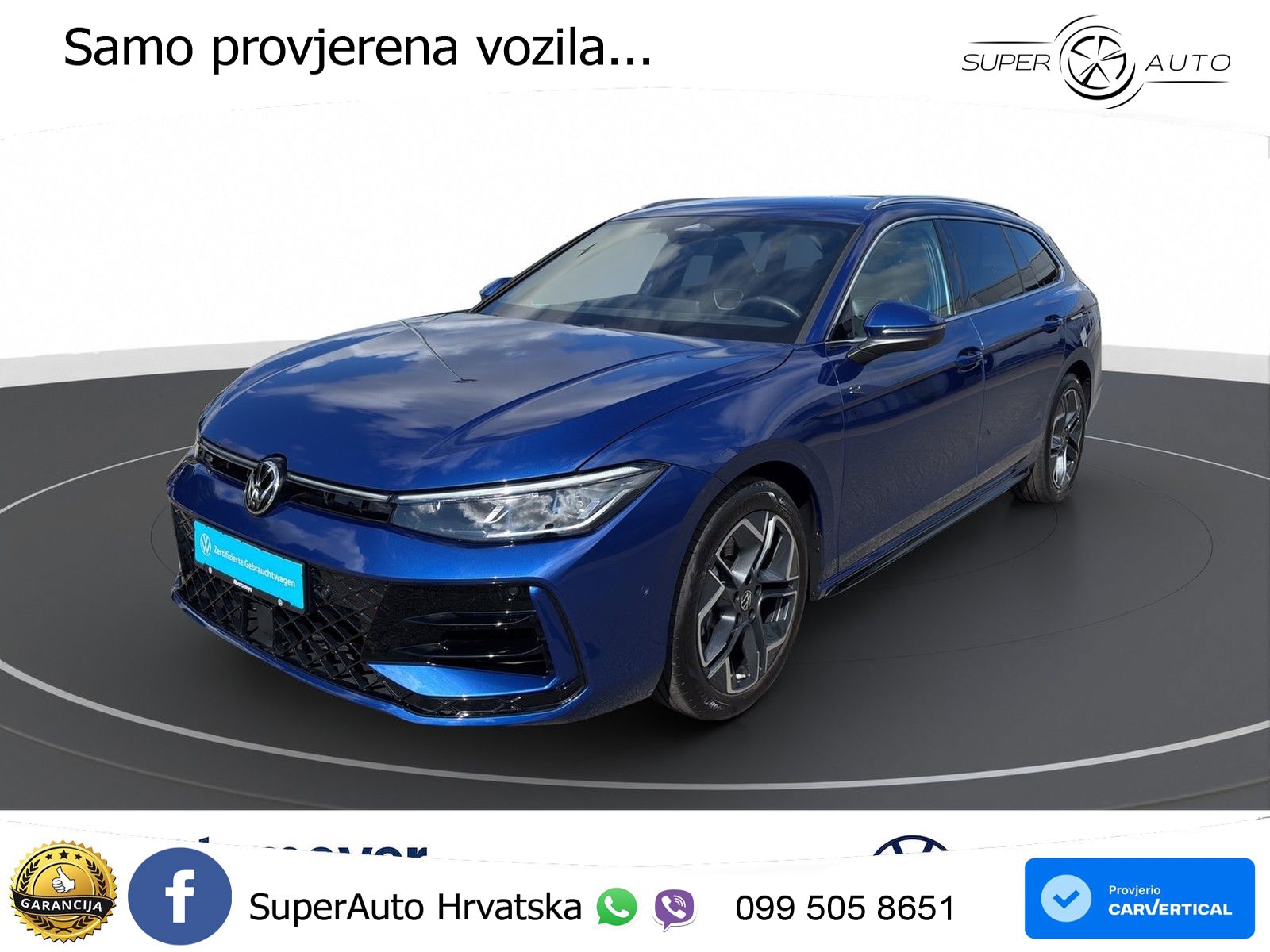 Volkswagen Passat Variant 2.0 TSI (265 KS) 4MOTION DSG R-Line LED+GR SJED+ACC