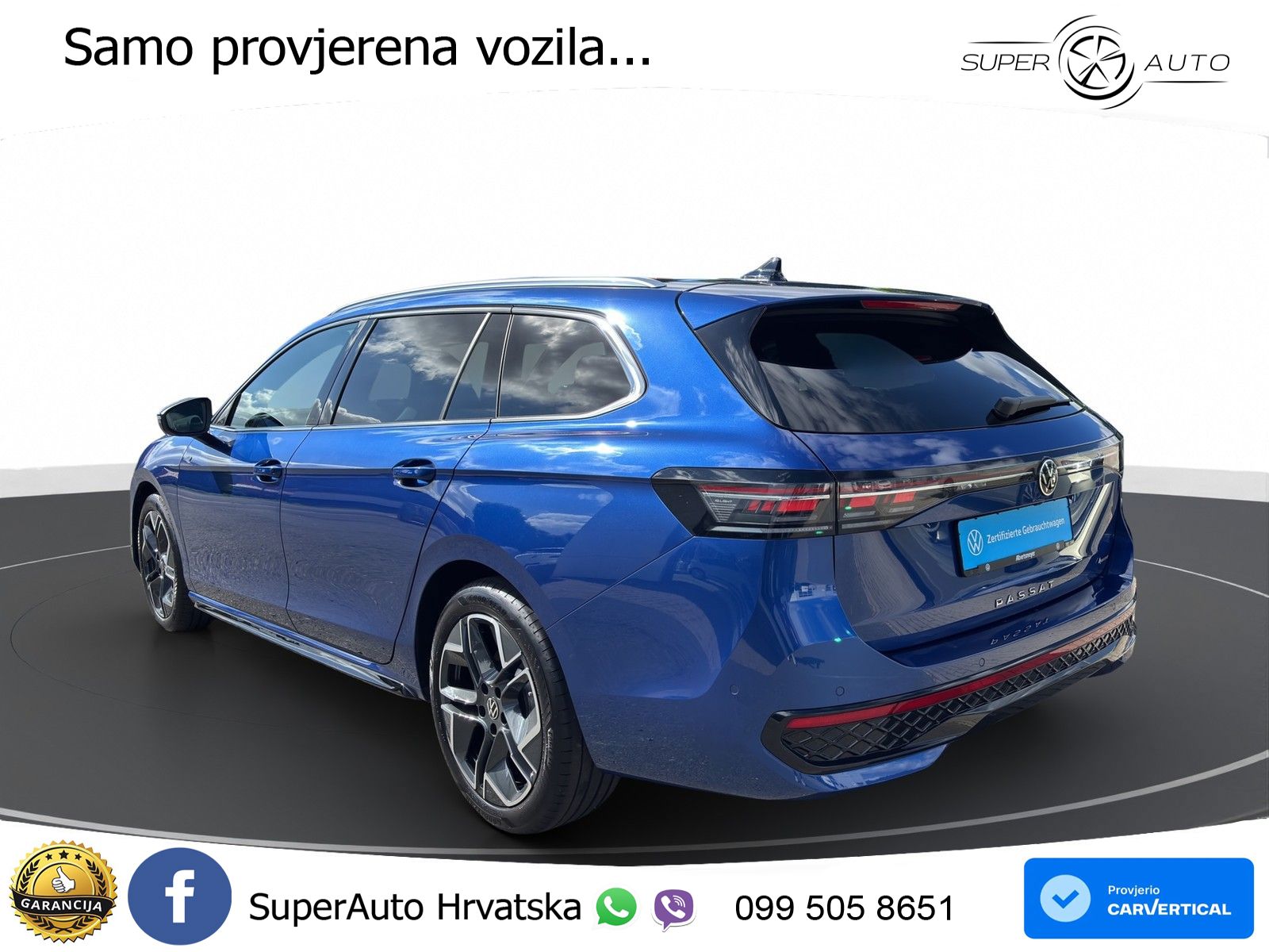 Volkswagen Passat Variant 2.0 TSI (265 KS) 4MOTION DSG R-Line LED+GR SJED+ACC