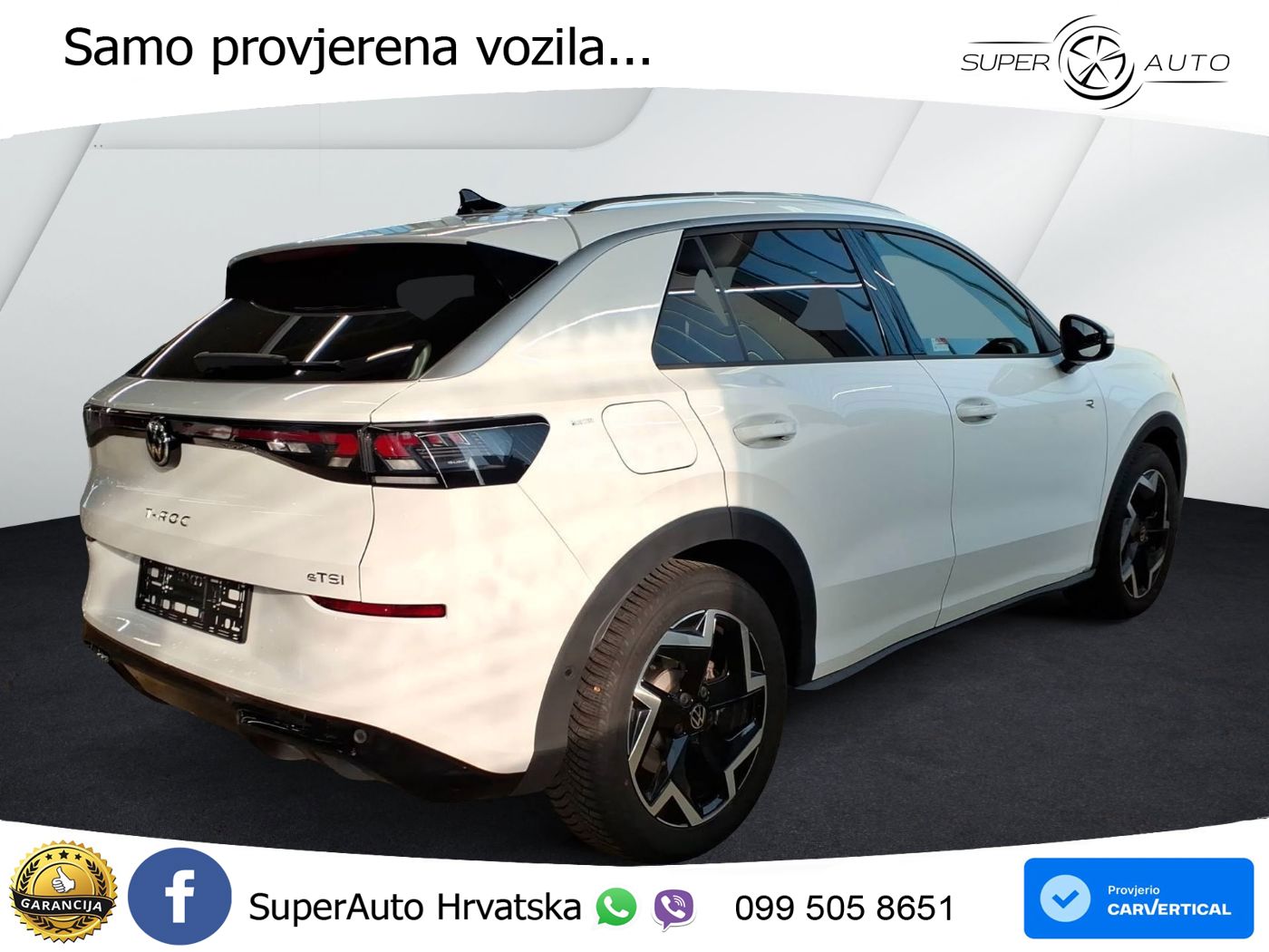 Volkswagen T-Roc 1.5 eTSI (150 KS)  DSG R-Line LED+GR SJED+ACC