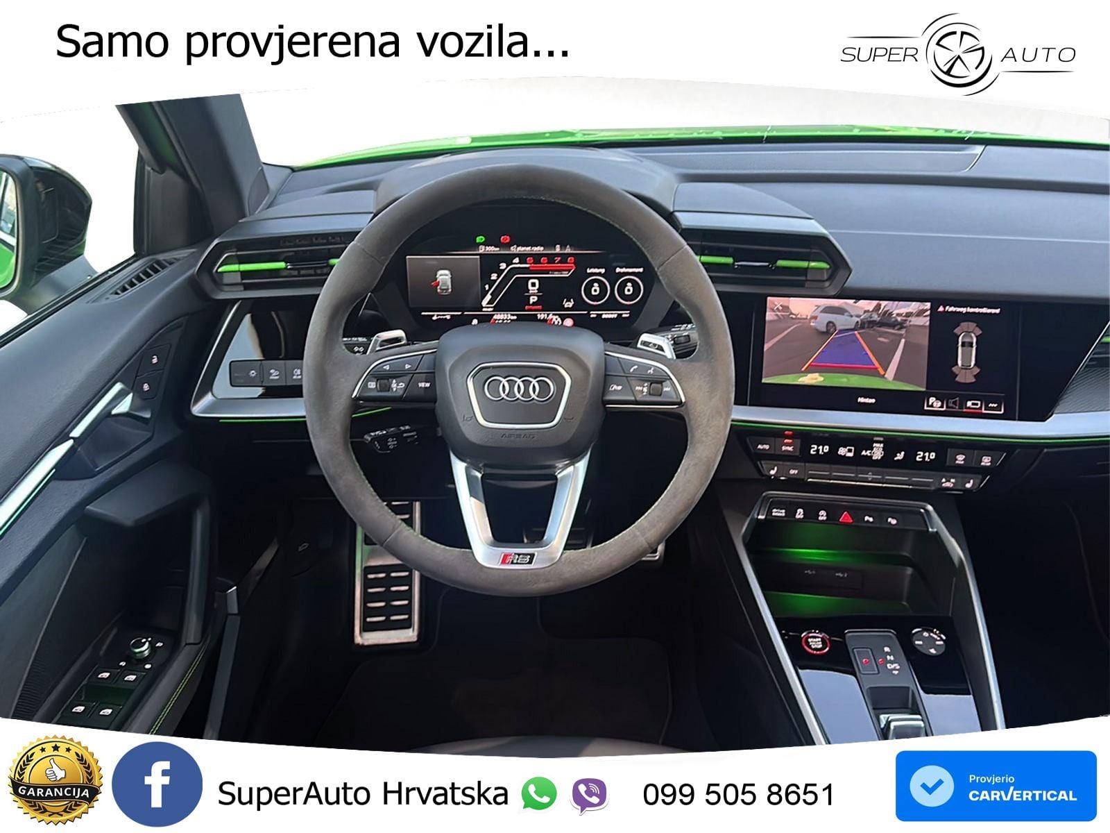Audi RS3 Sedan 2.5 TFSI (400 KS) quattro S tronic MATRIX+GR SJED+KAM