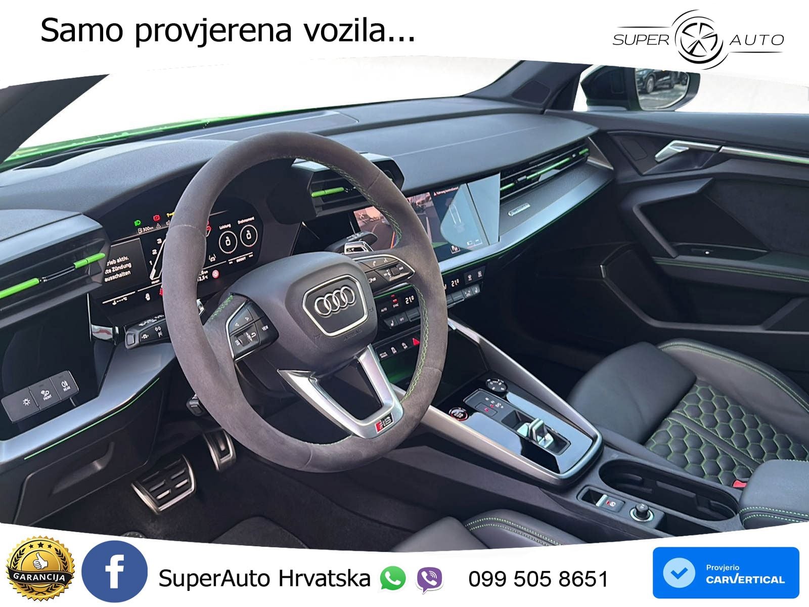 Audi RS3 Sedan 2.5 TFSI (400 KS) quattro S tronic MATRIX+GR SJED+KAM