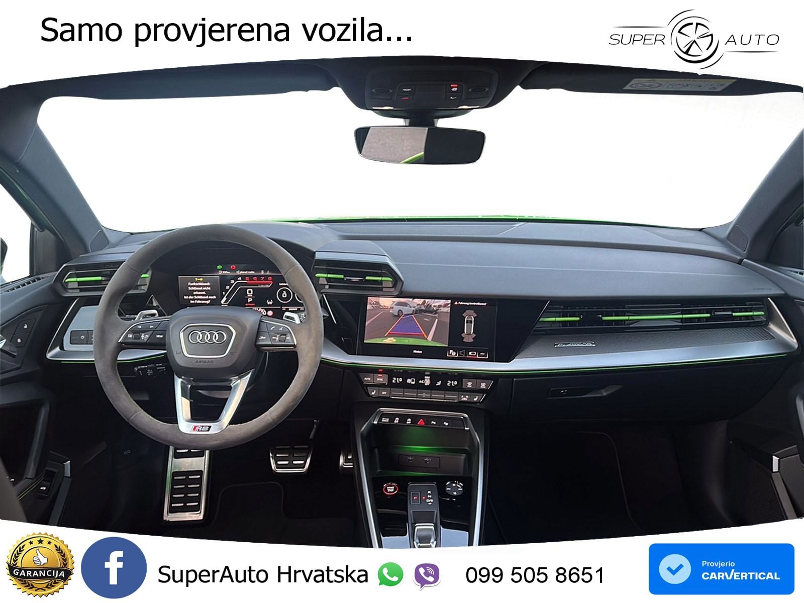 Audi RS3 Sedan 2.5 TFSI (400 KS) quattro S tronic MATRIX+GR SJED+KAM