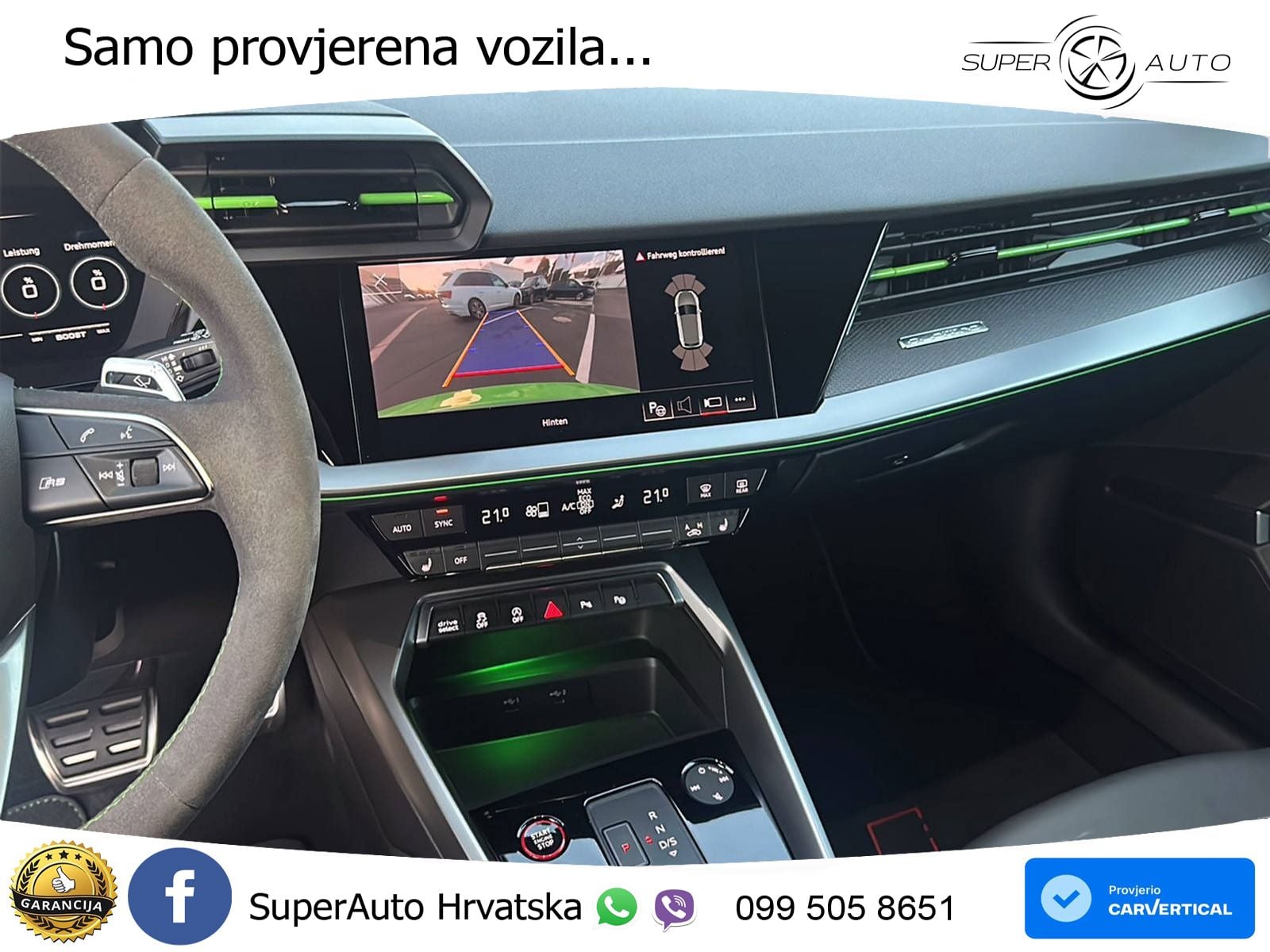 Audi RS3 Sedan 2.5 TFSI (400 KS) quattro S tronic MATRIX+GR SJED+KAM